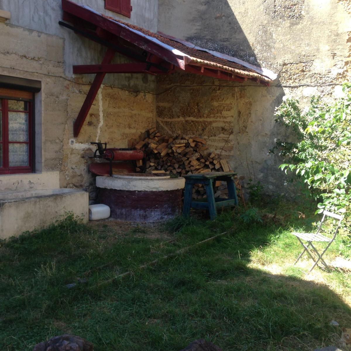 outdoor BBQ area