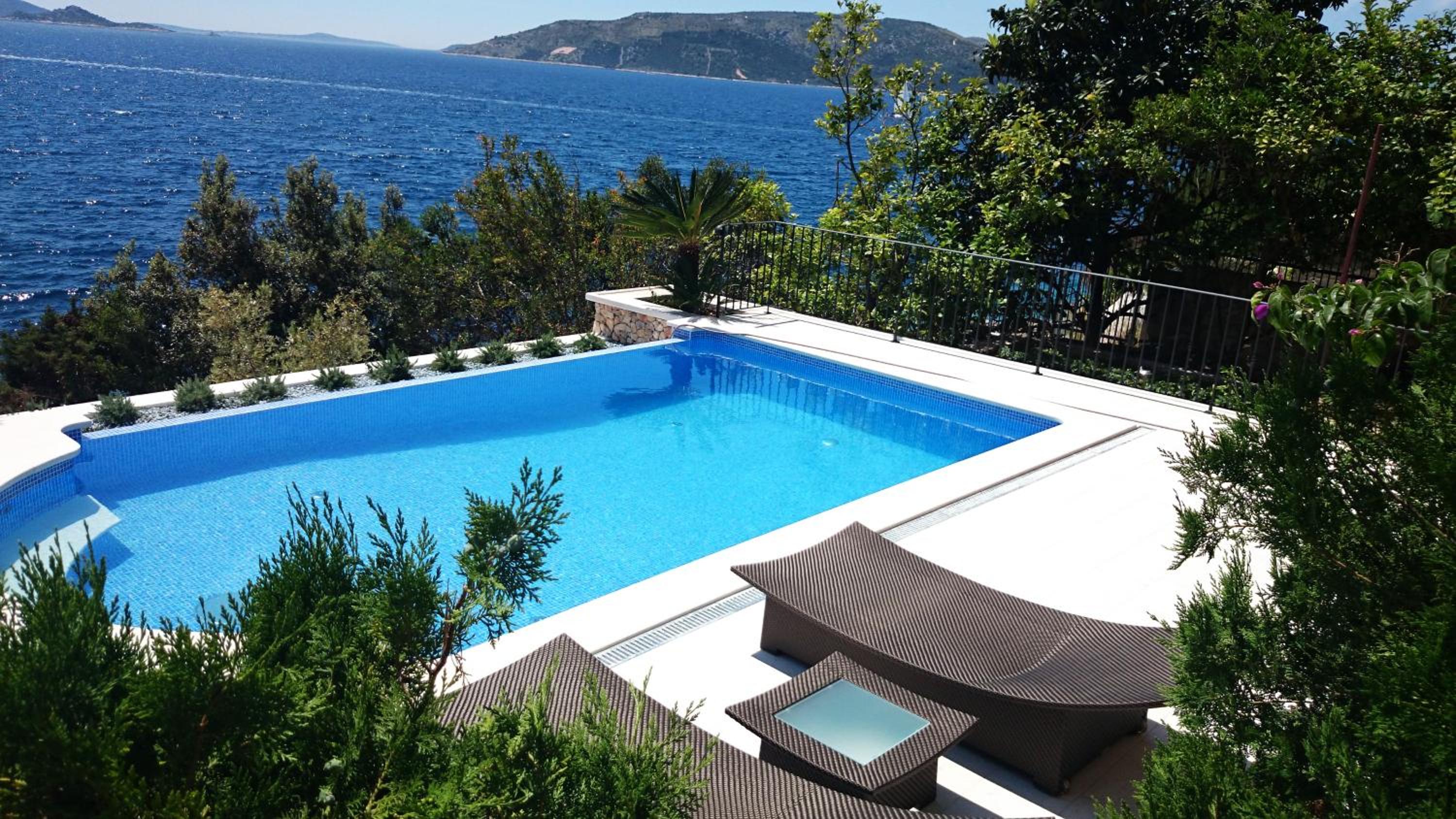 Villa Vesna Private Beach view 2