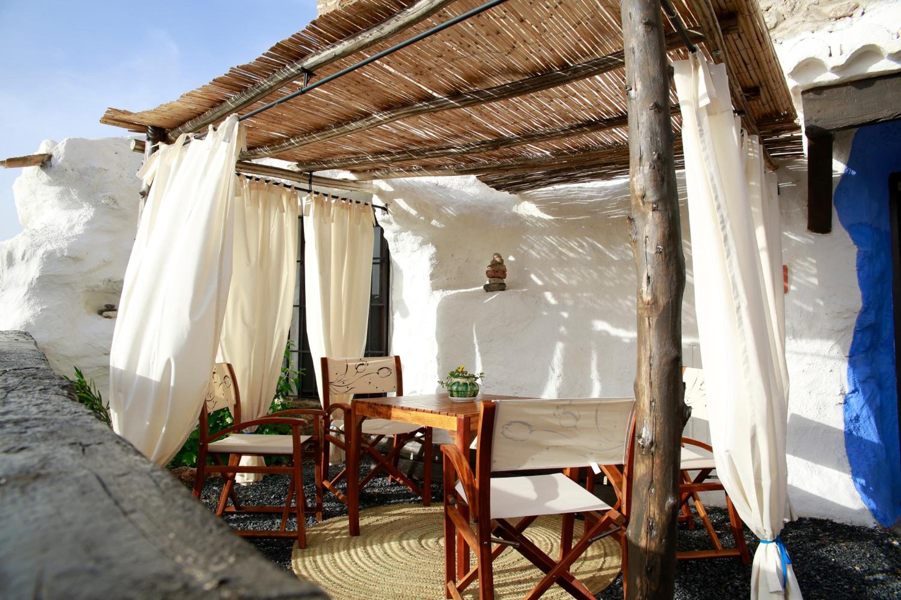 outdoor BBQ area