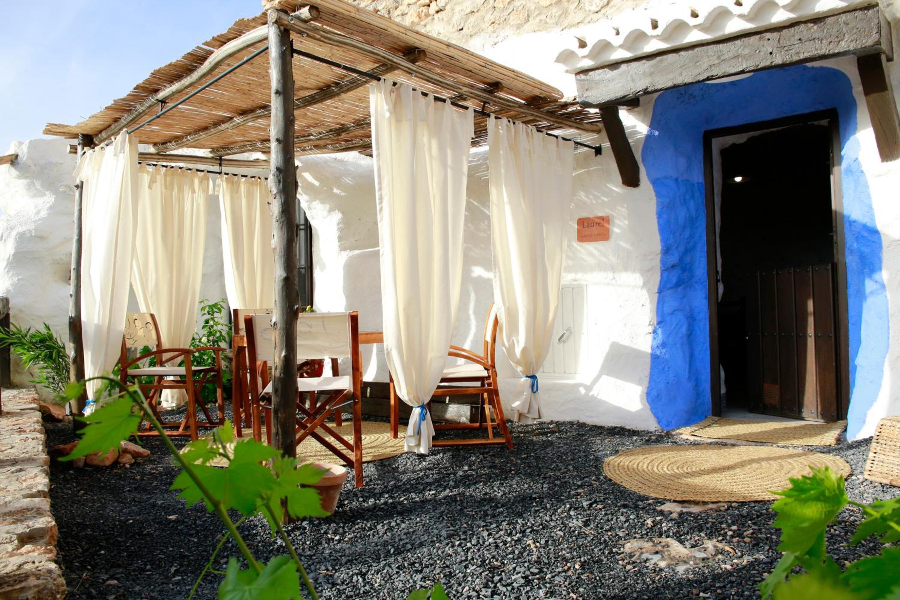 outdoor BBQ area