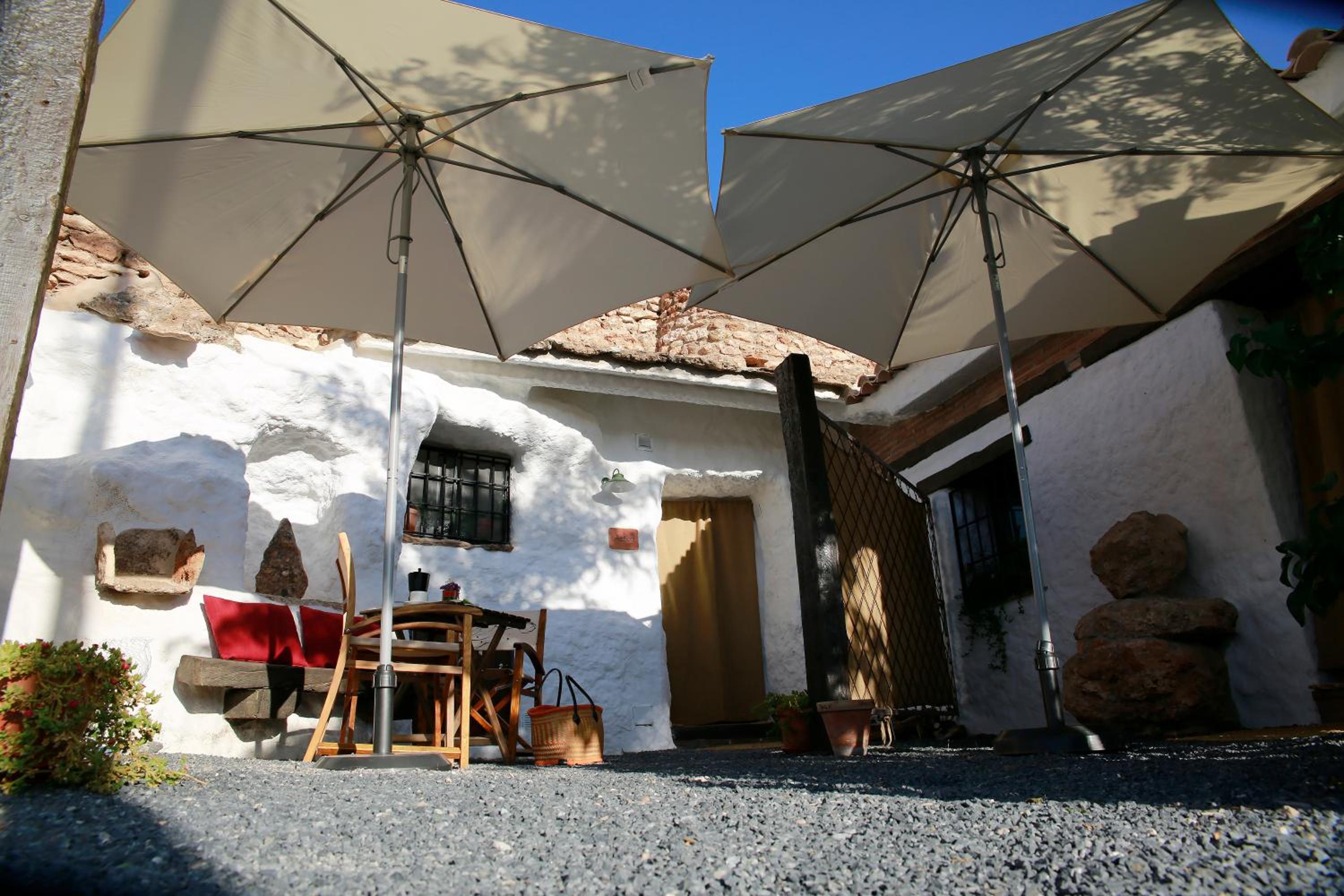 outdoor BBQ area