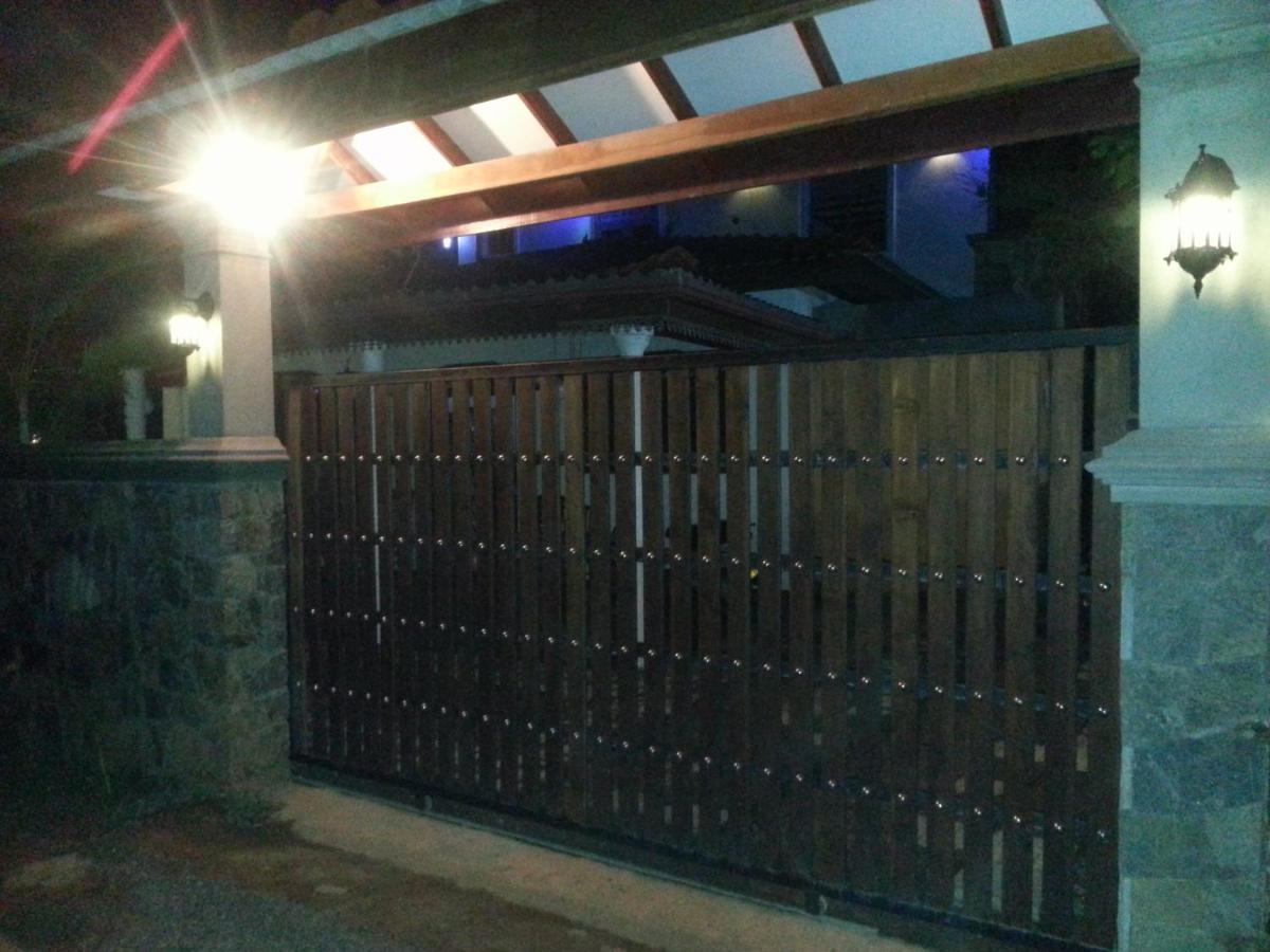 outdoor BBQ area