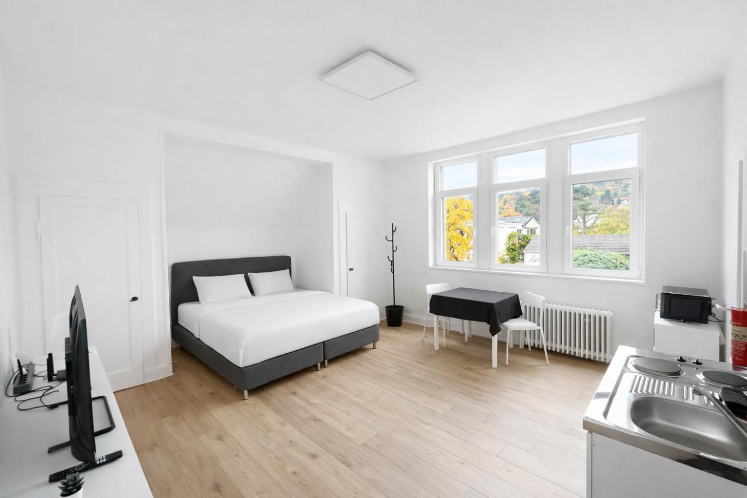 Modernes Apartment 3 in Bad Kreuznach mit einfachem 24h Self-Check-in