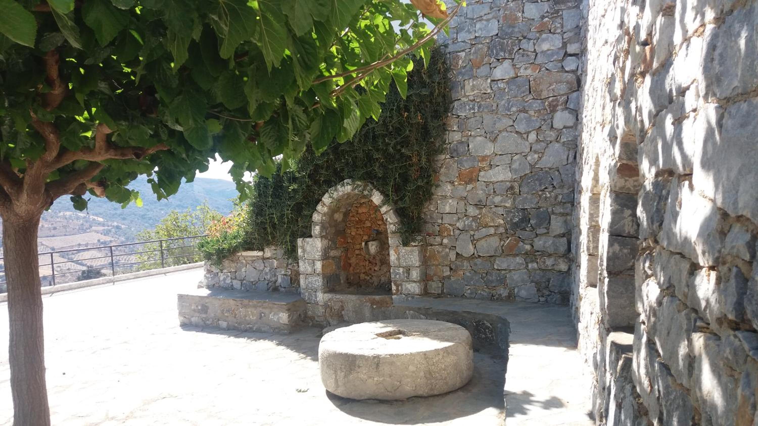 outdoor BBQ area