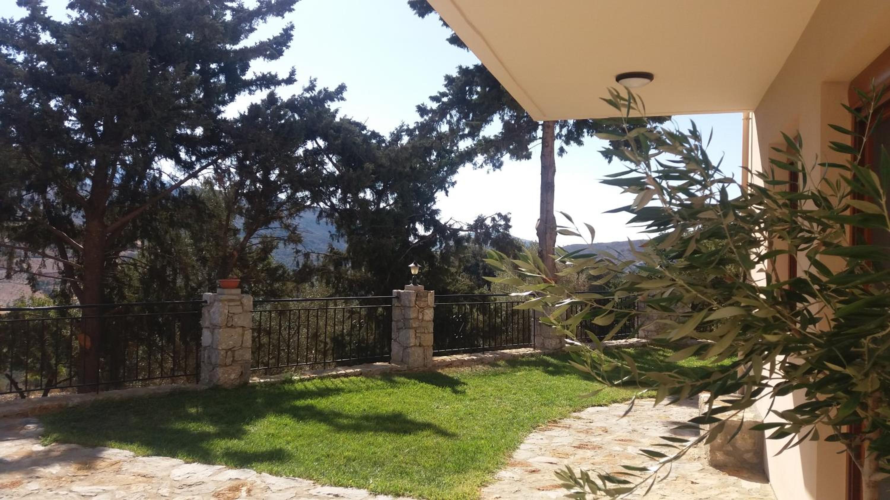 outdoor BBQ area