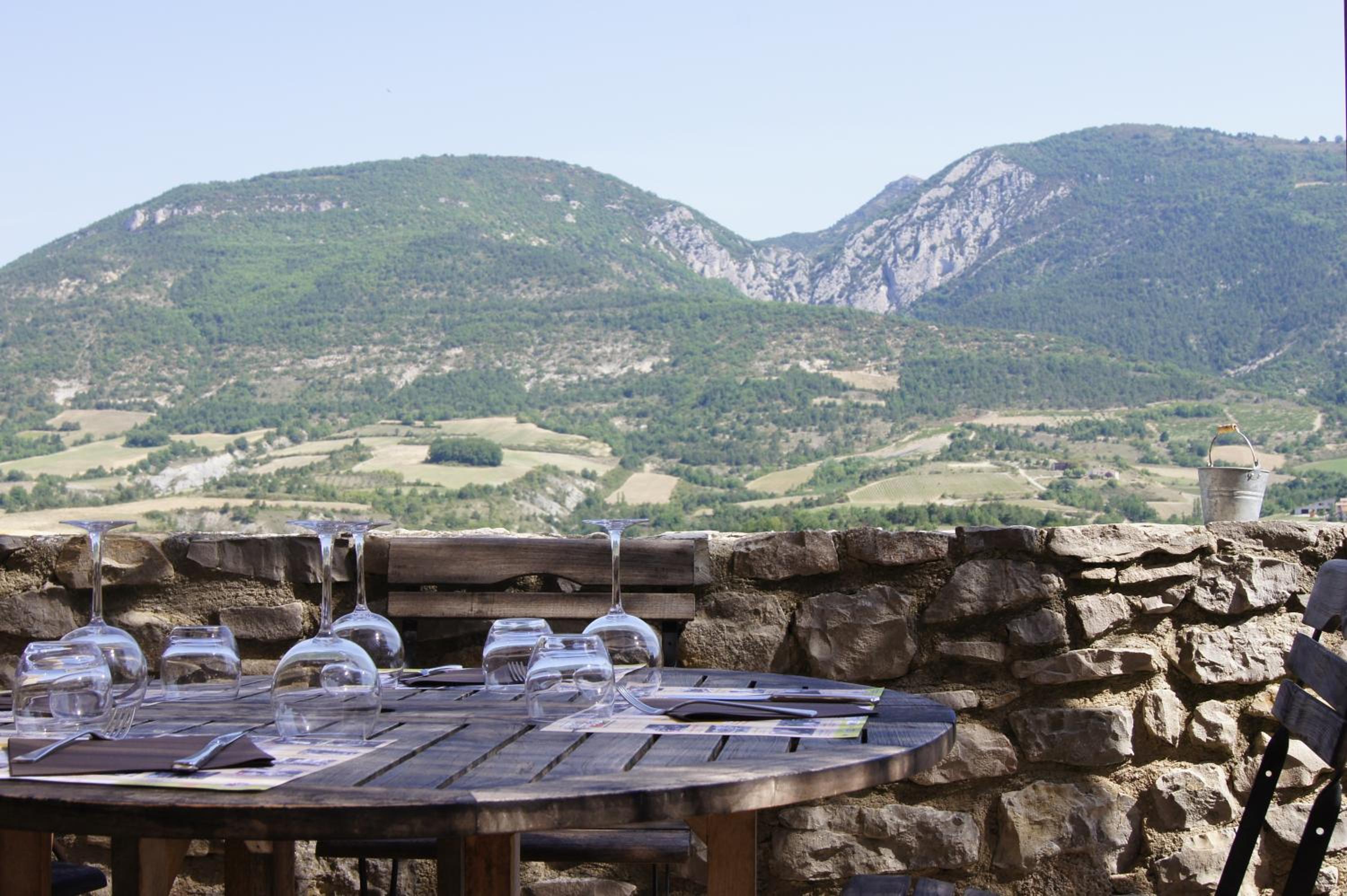 outdoor BBQ area