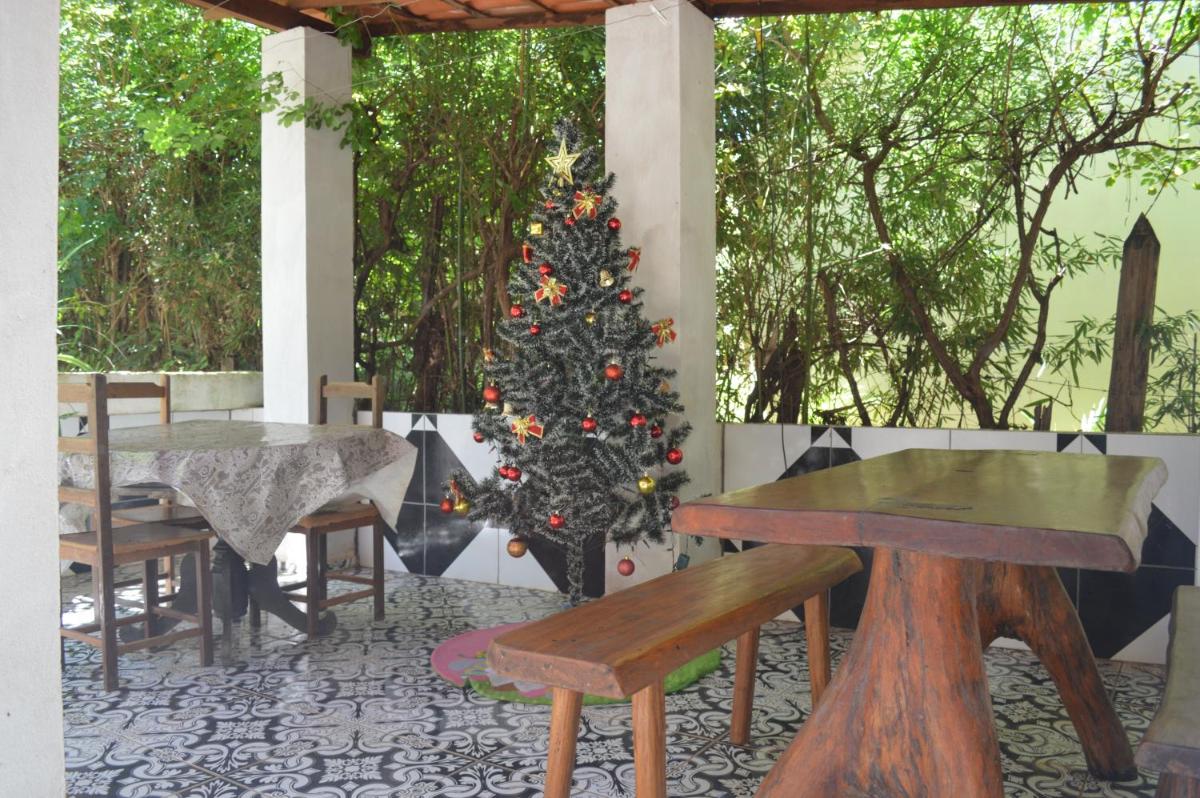 outdoor BBQ area