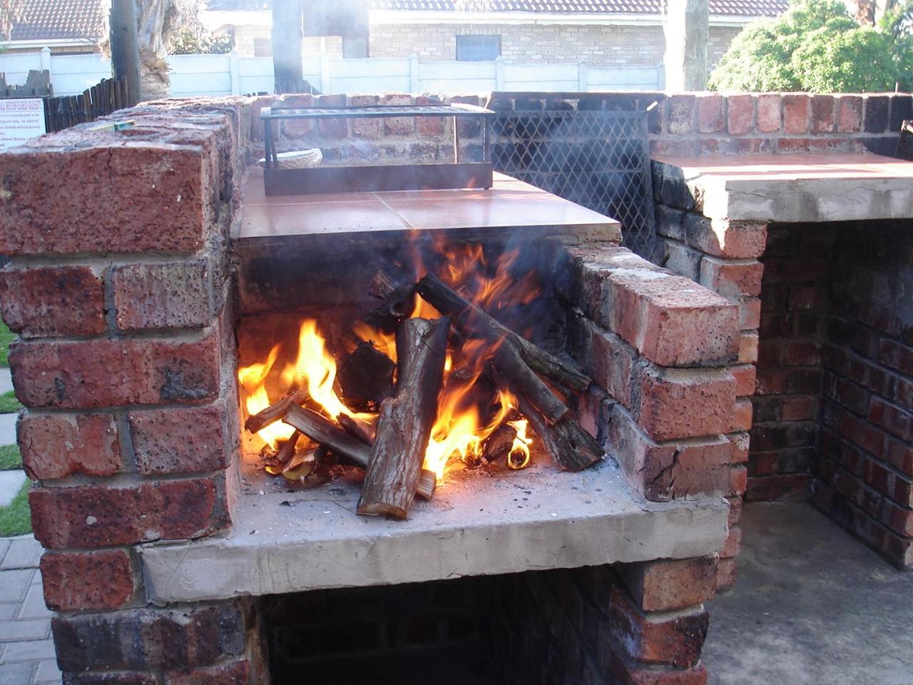 outdoor BBQ area