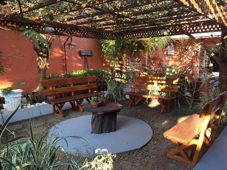 outdoor BBQ area