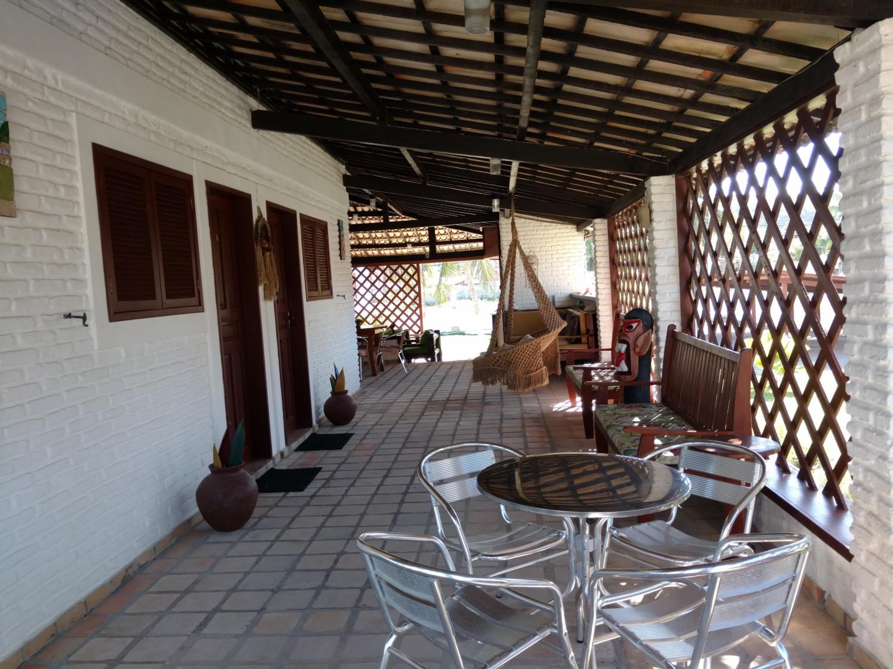 outdoor BBQ area