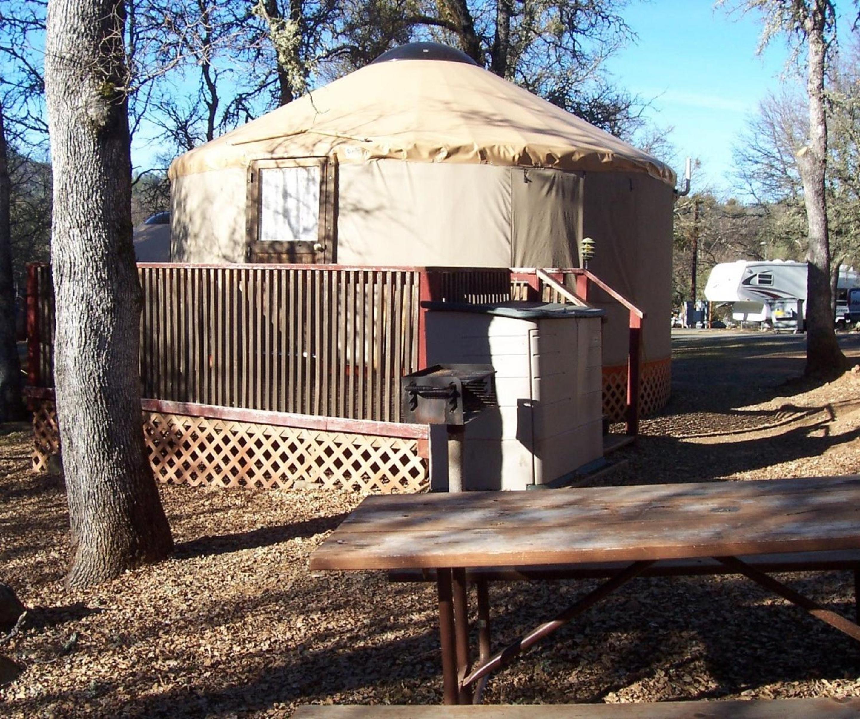 Grass Valley Vacations - Lake of the Springs Camping Resort Yurt 1 - Property Image 1