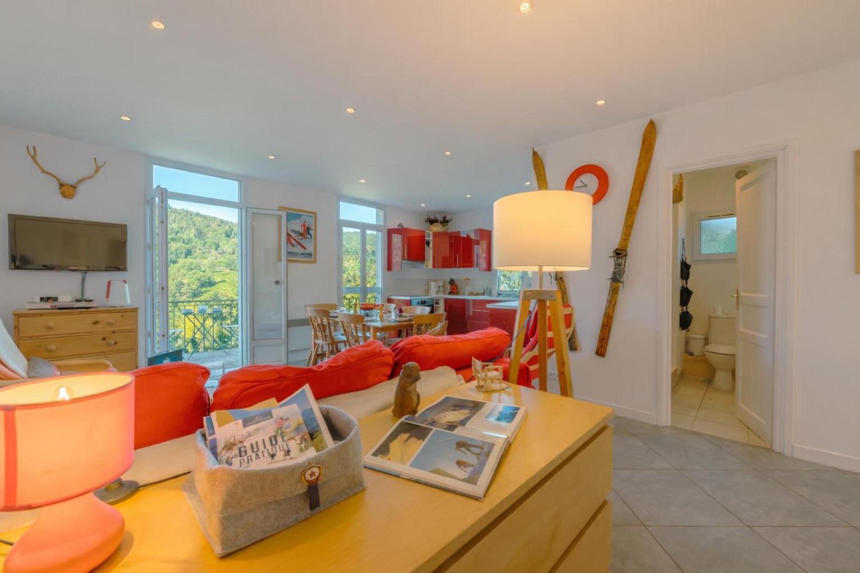 Apt Etchea- St Gervais, cozy family 3BR, parking & balcony - Happy Rentals, photo 21