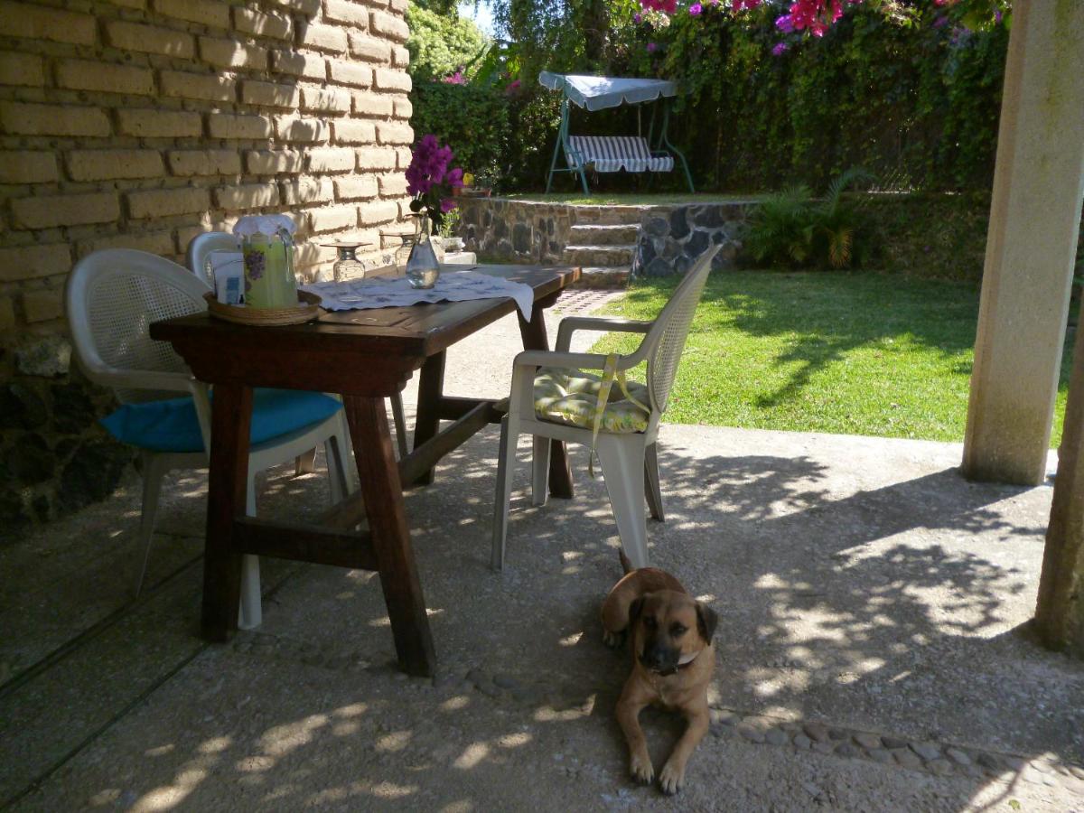 outdoor BBQ area