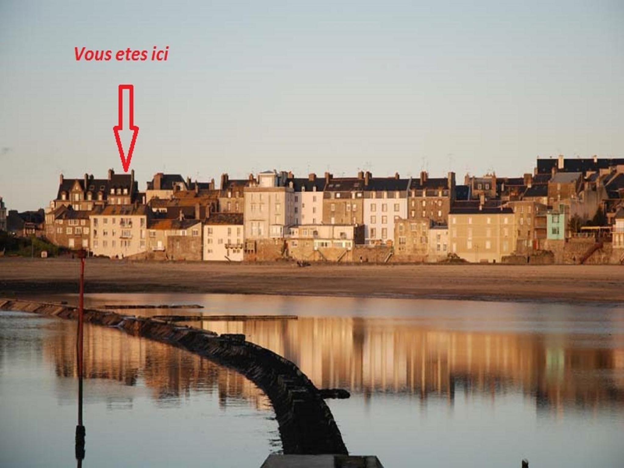 Appartement Saint Malo vue sur mer et sur intra muros, Ferry, plage et commerces à 50 m
