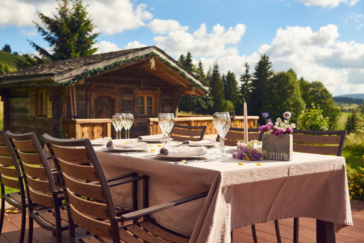 outdoor BBQ area