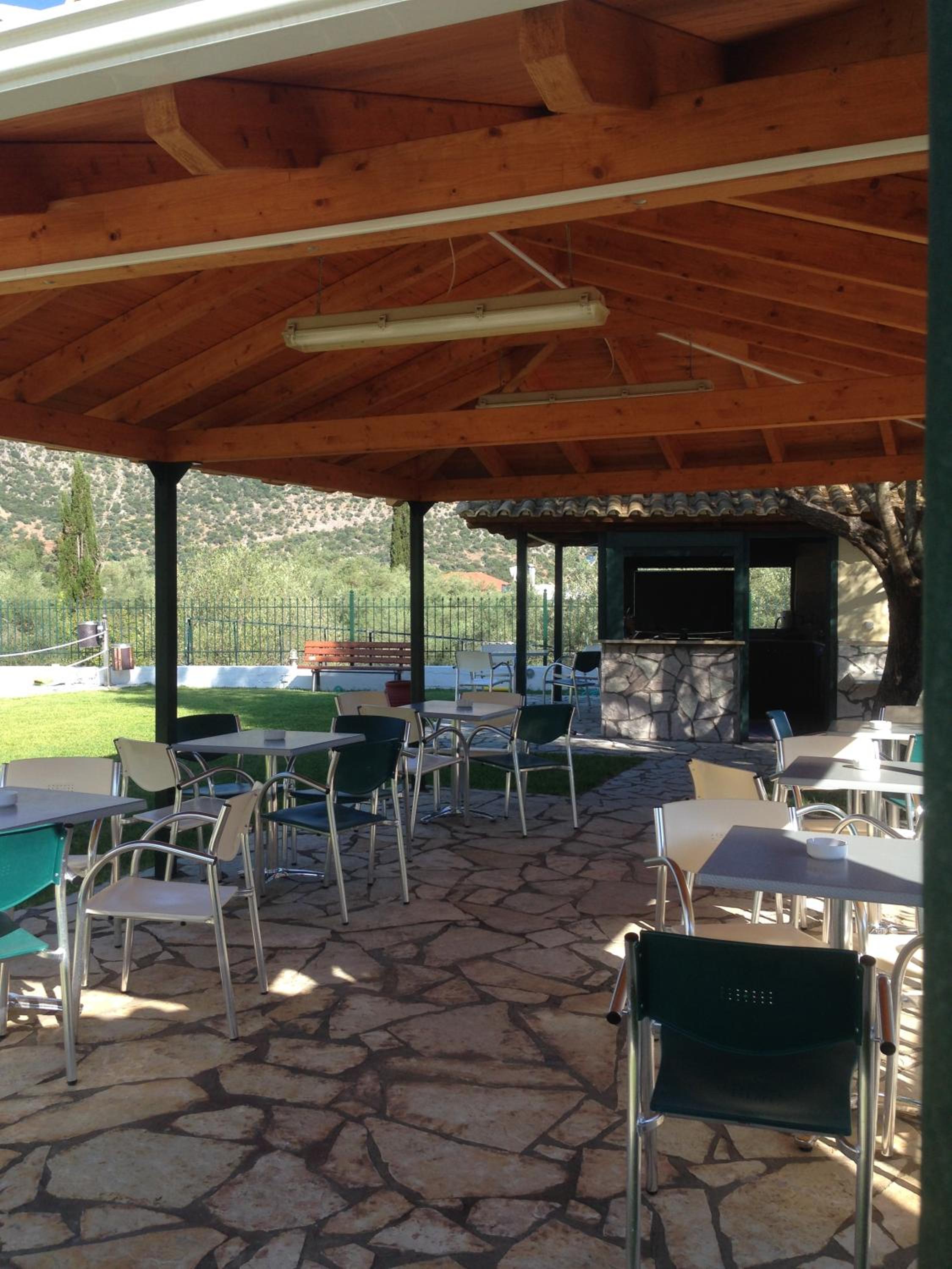 outdoor BBQ area