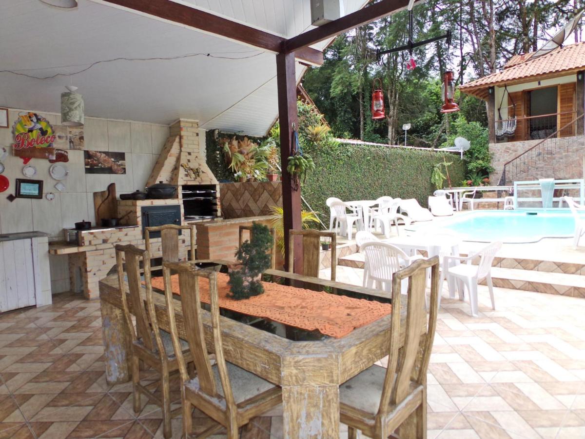 outdoor BBQ area