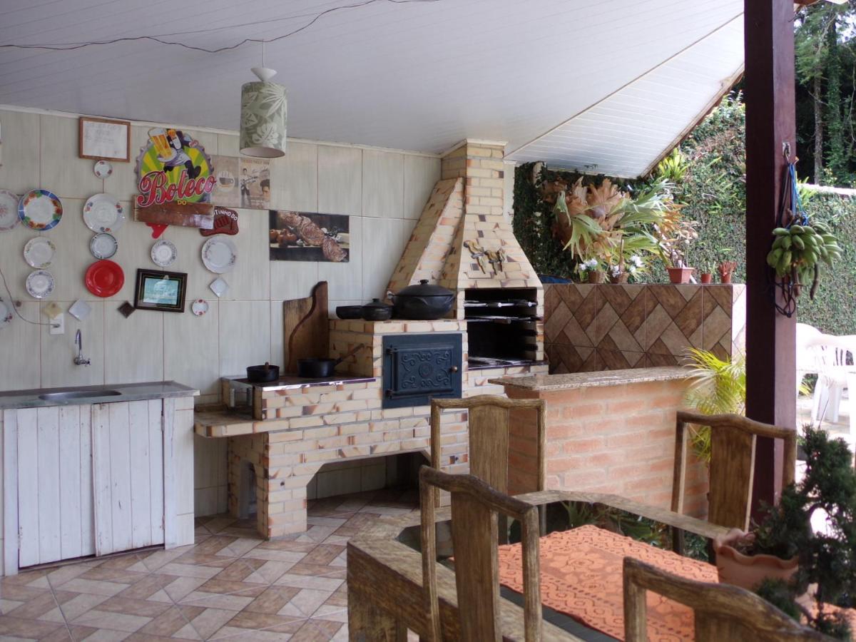 outdoor BBQ area