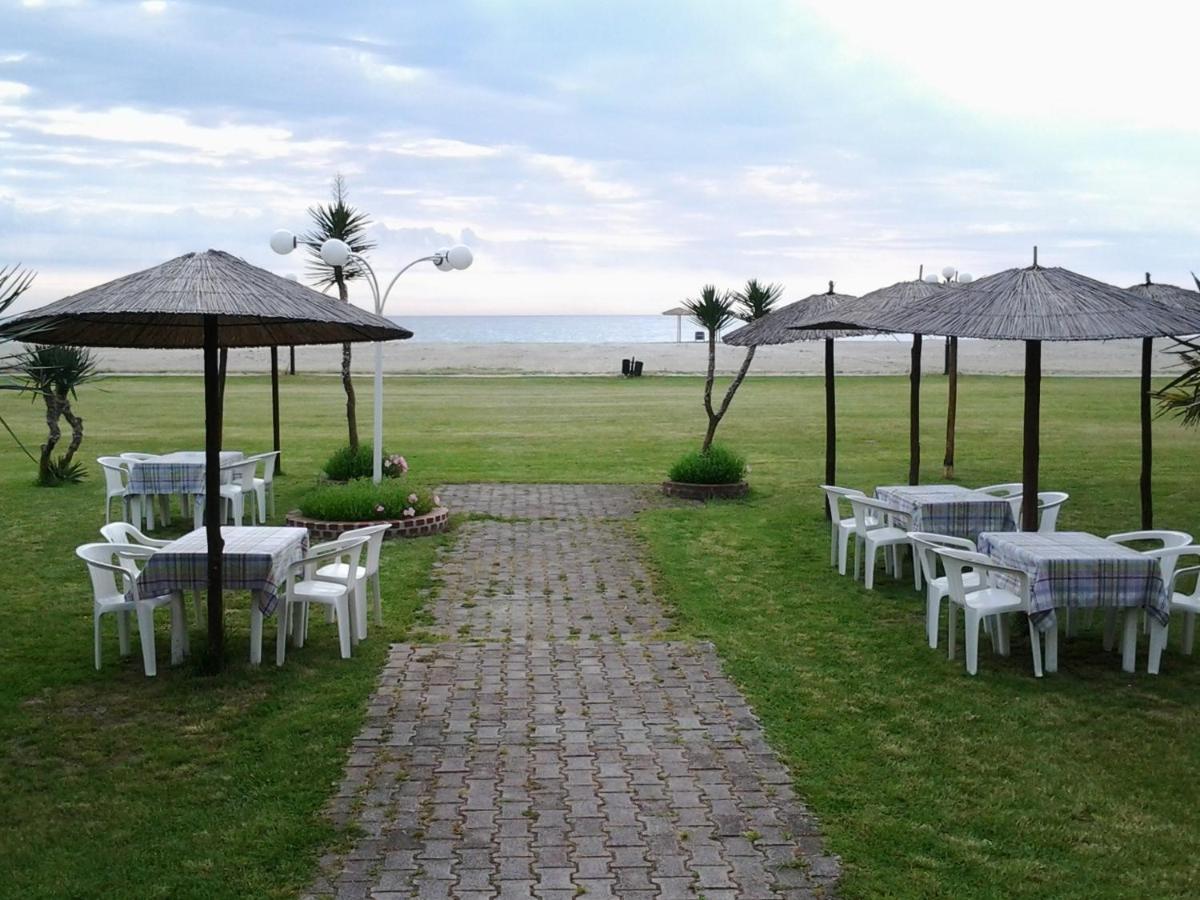 outdoor BBQ area