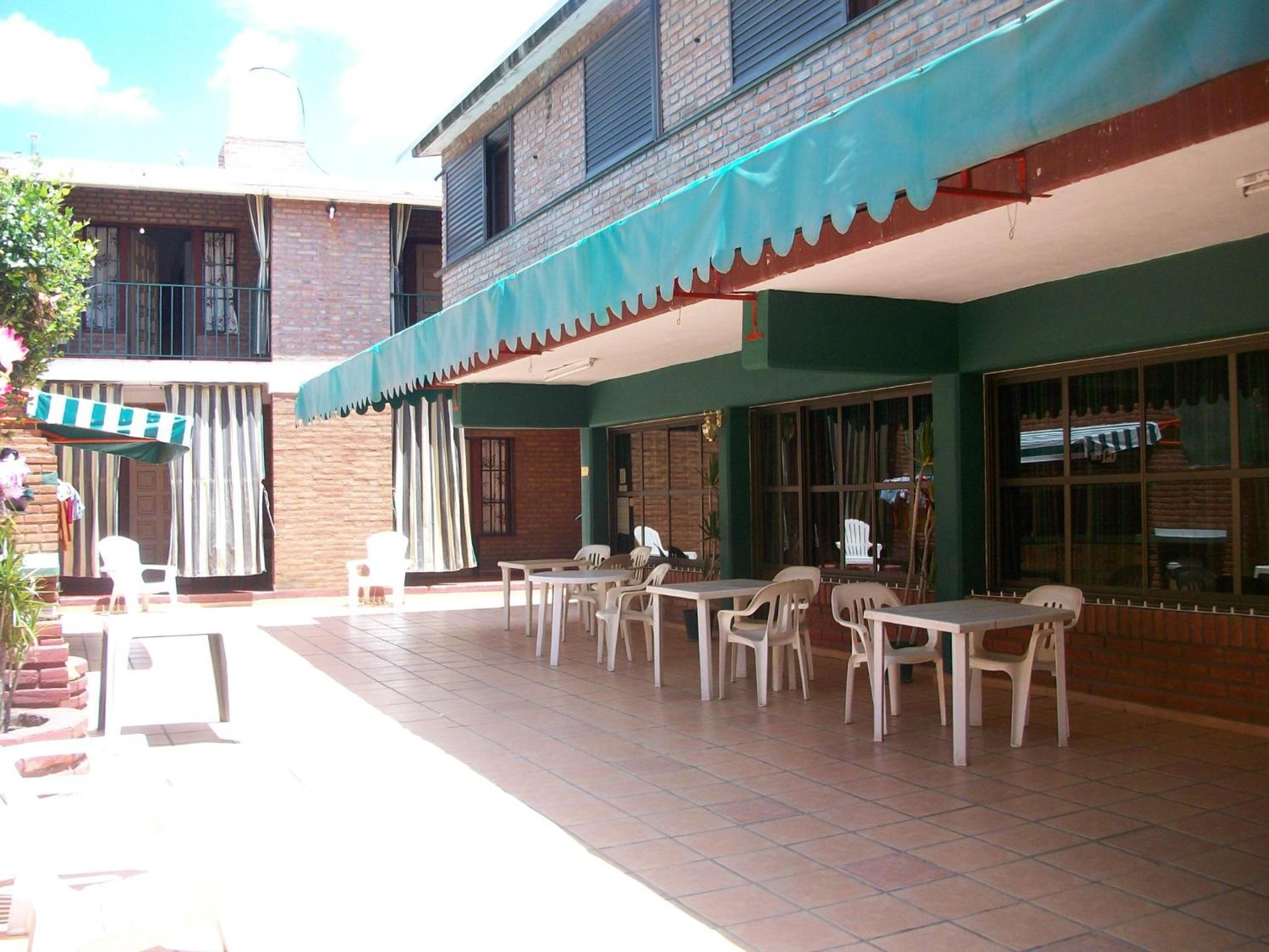 outdoor BBQ area