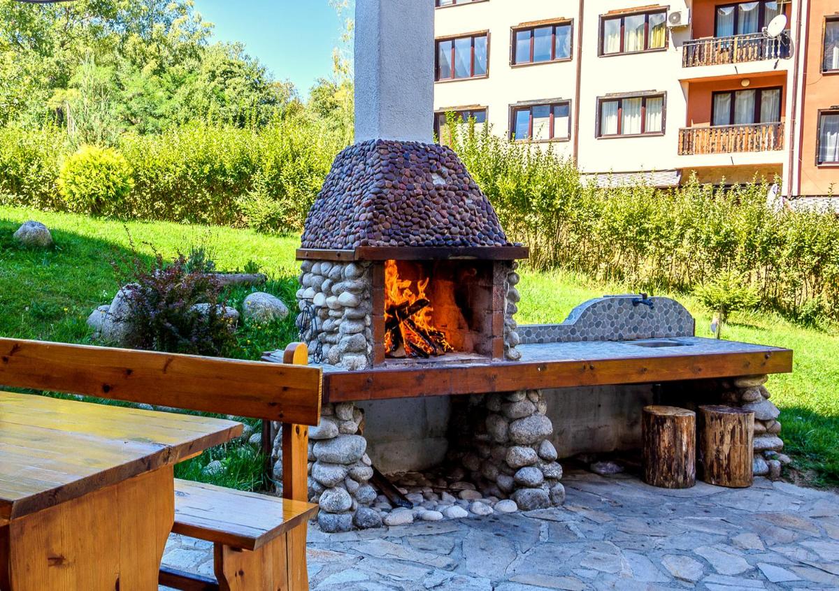 outdoor BBQ area