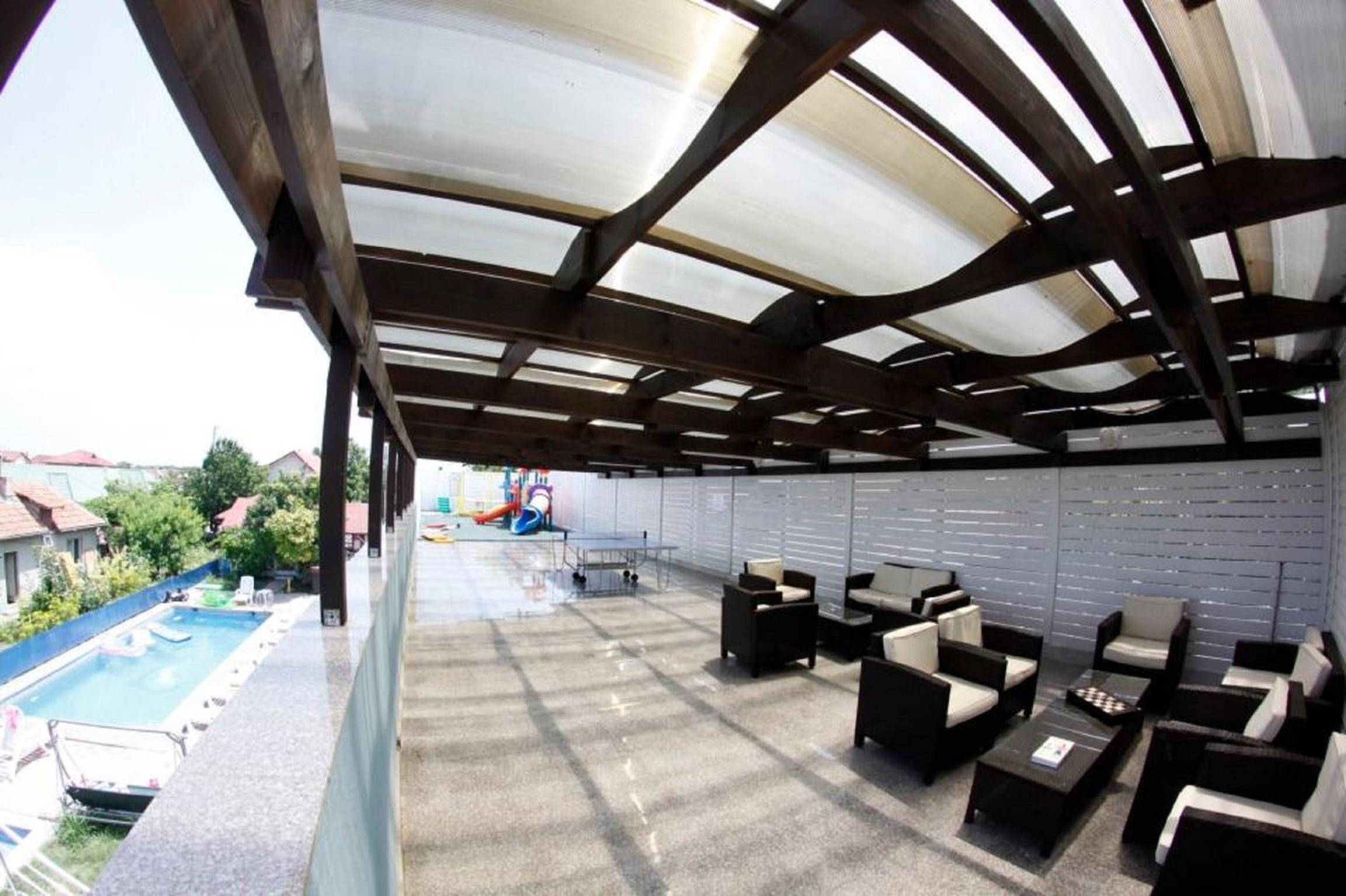 outdoor BBQ area