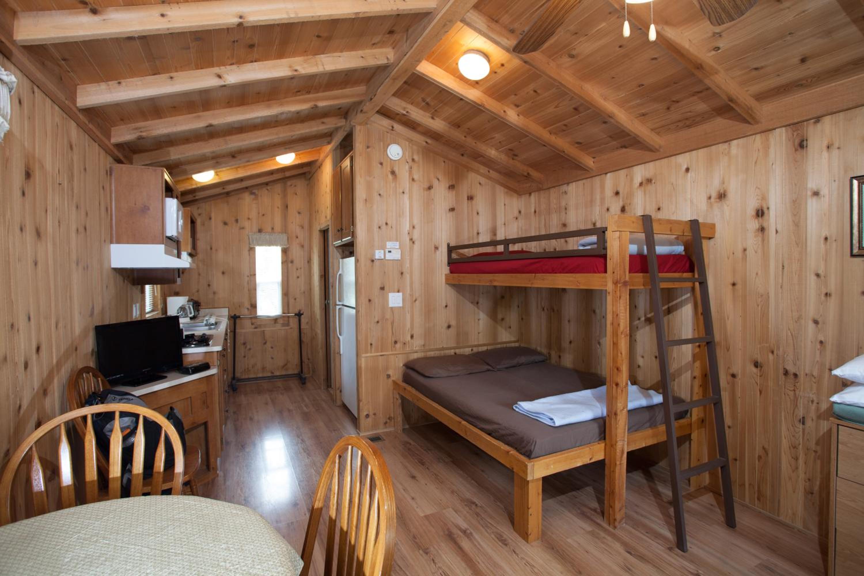 Medina Lake Camping Resort Studio Cabin 2 view 3