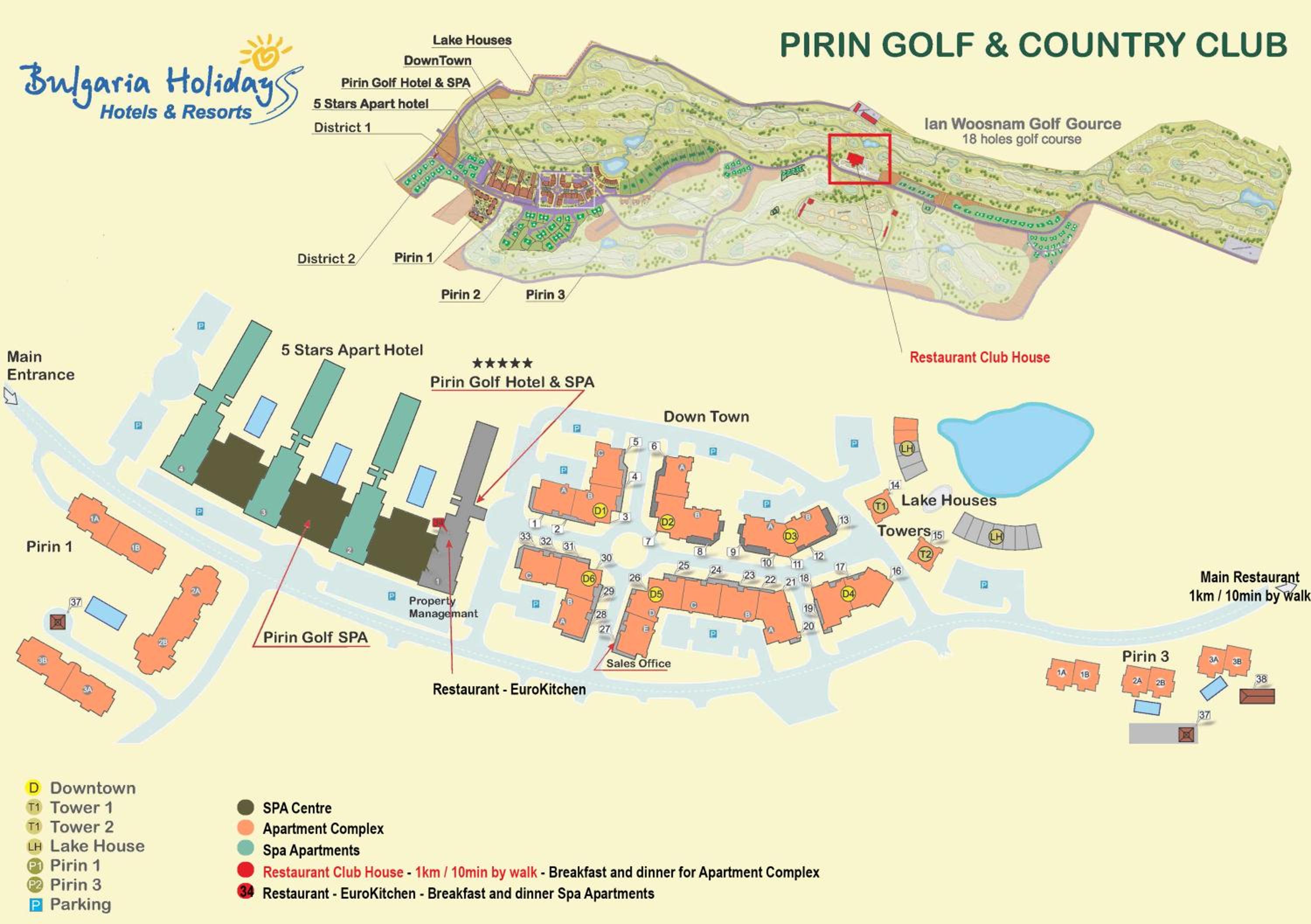 Pirin Golf & Country Club Apartment Complex