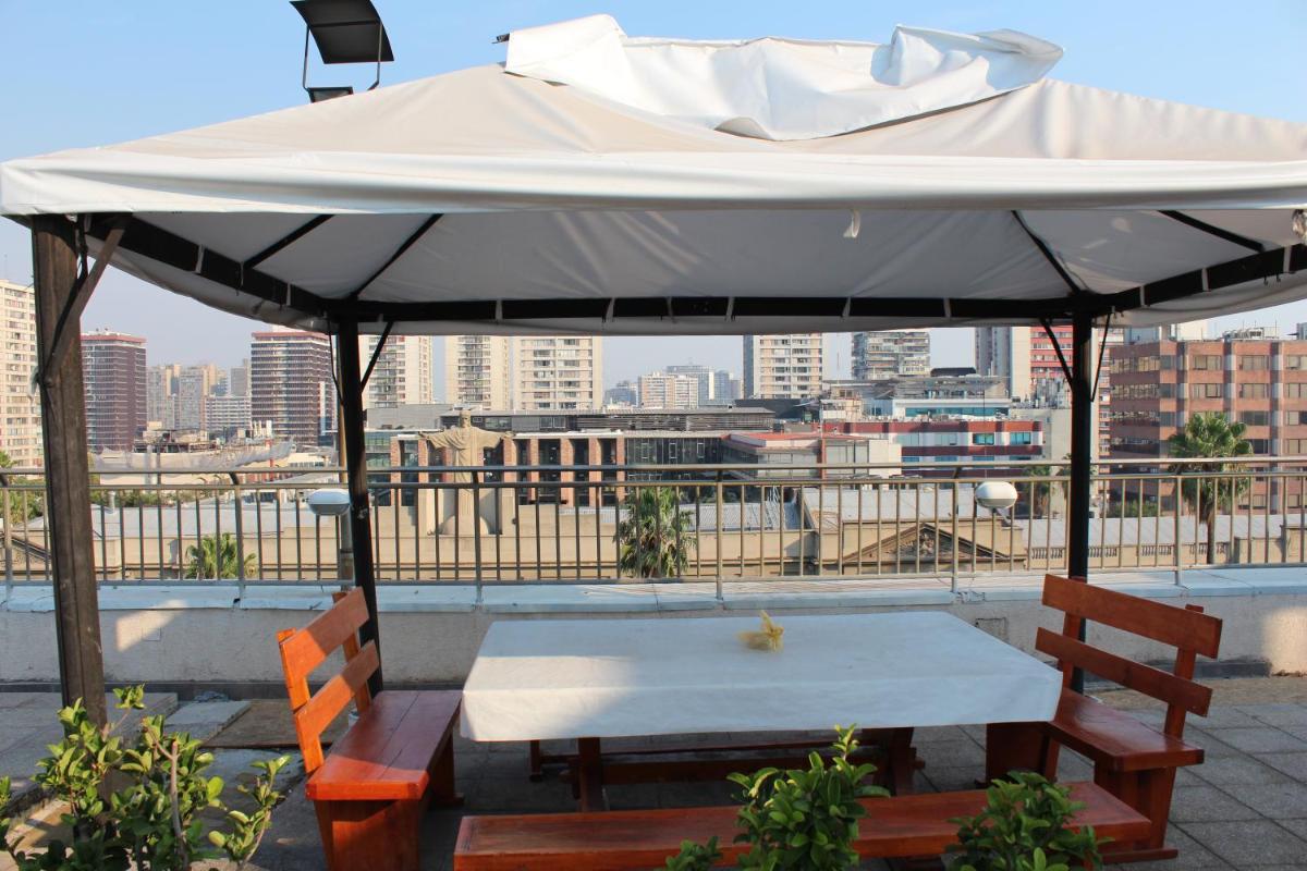 outdoor BBQ area