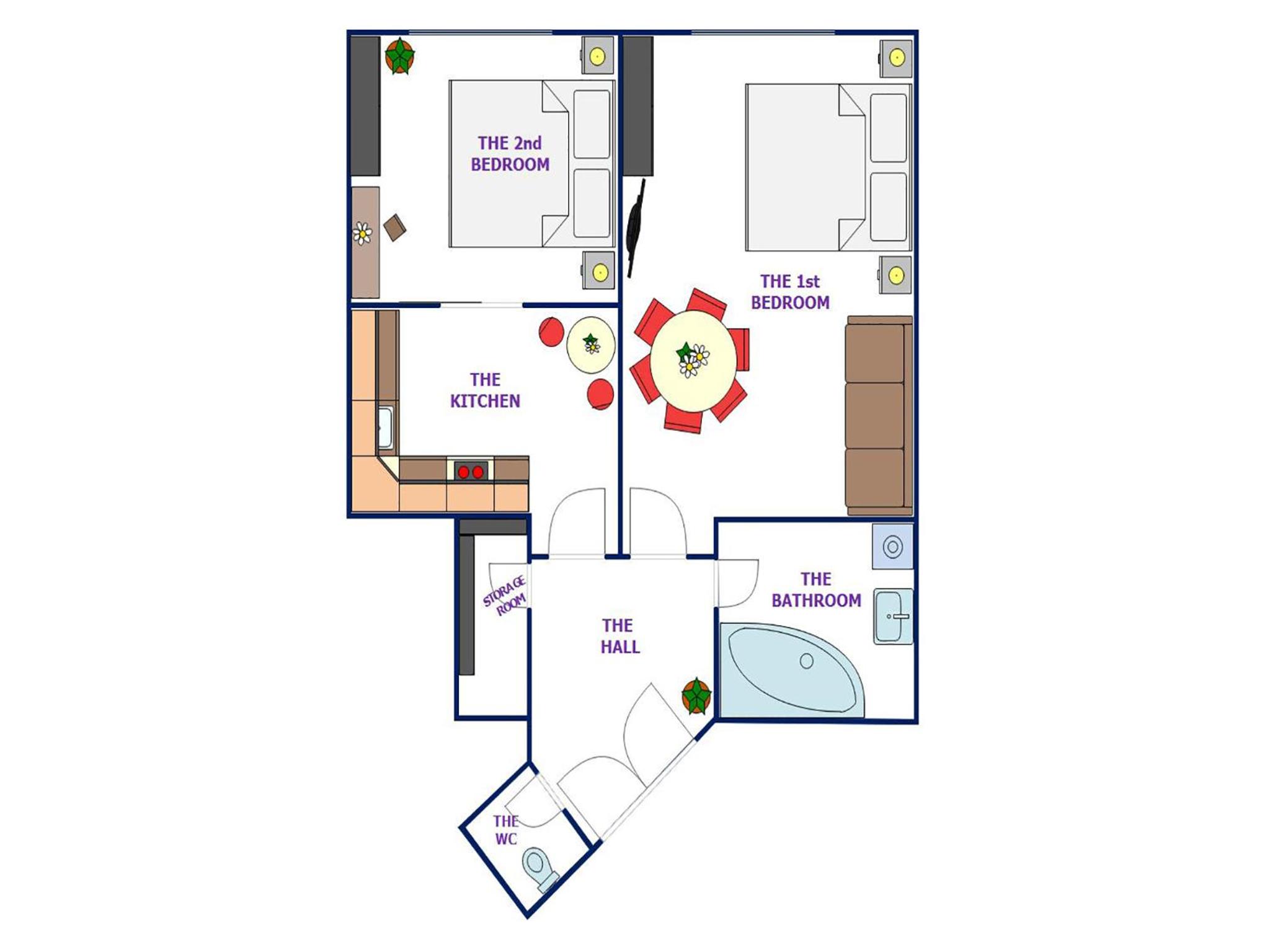 Classic 2BDR suite by Ruterra