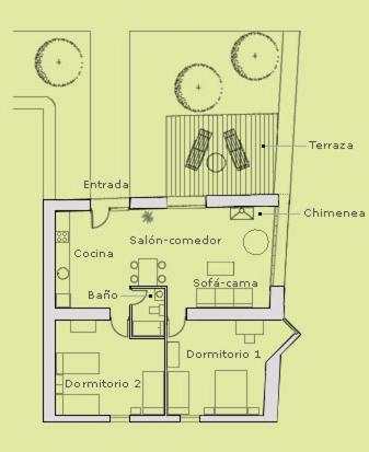 Casa de las Letrinas Baja, 2 Habt 5 más 1 Pers max chimenea con horno view 4
