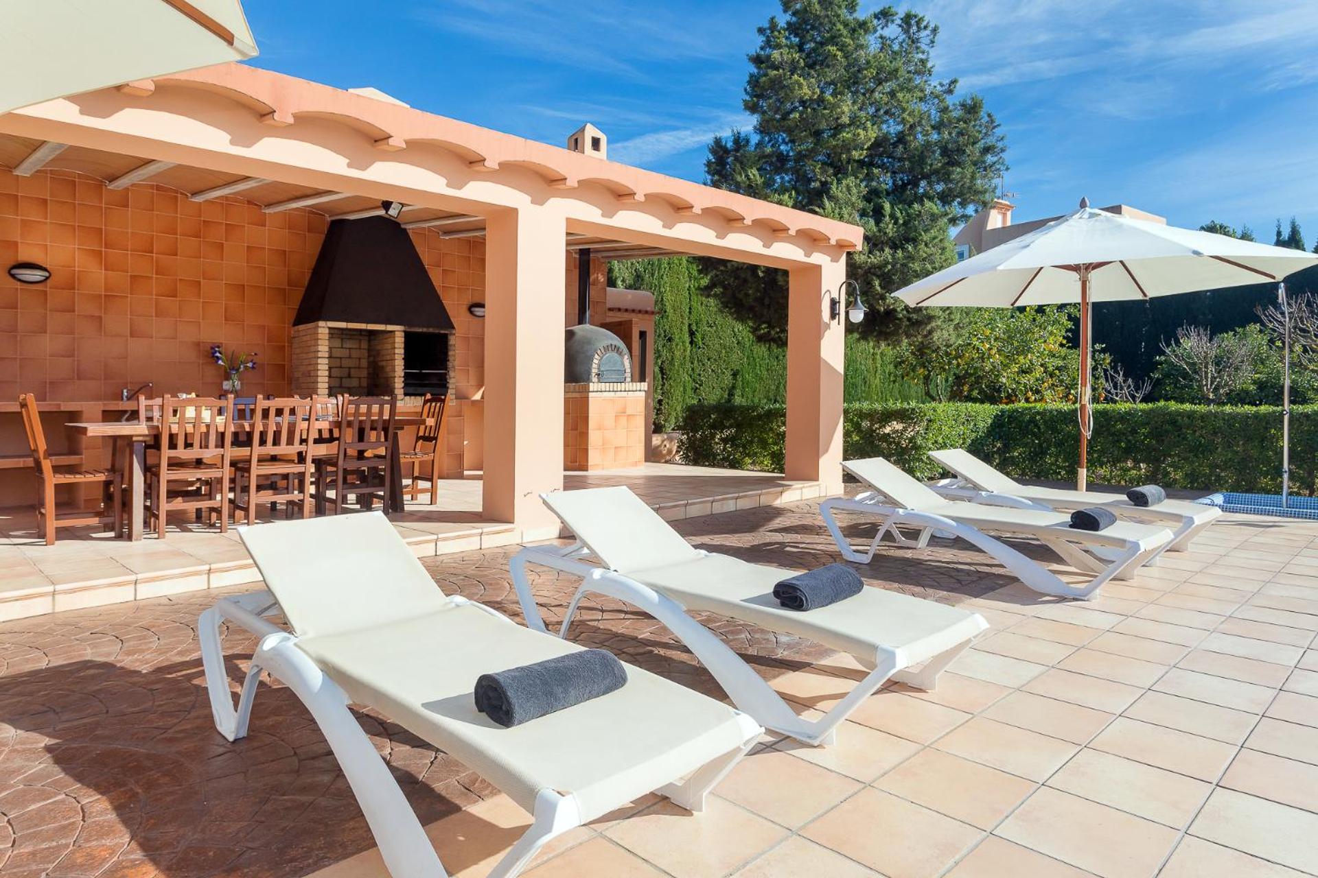 Villa close to Ibiza Town Sleeps 12 view 3