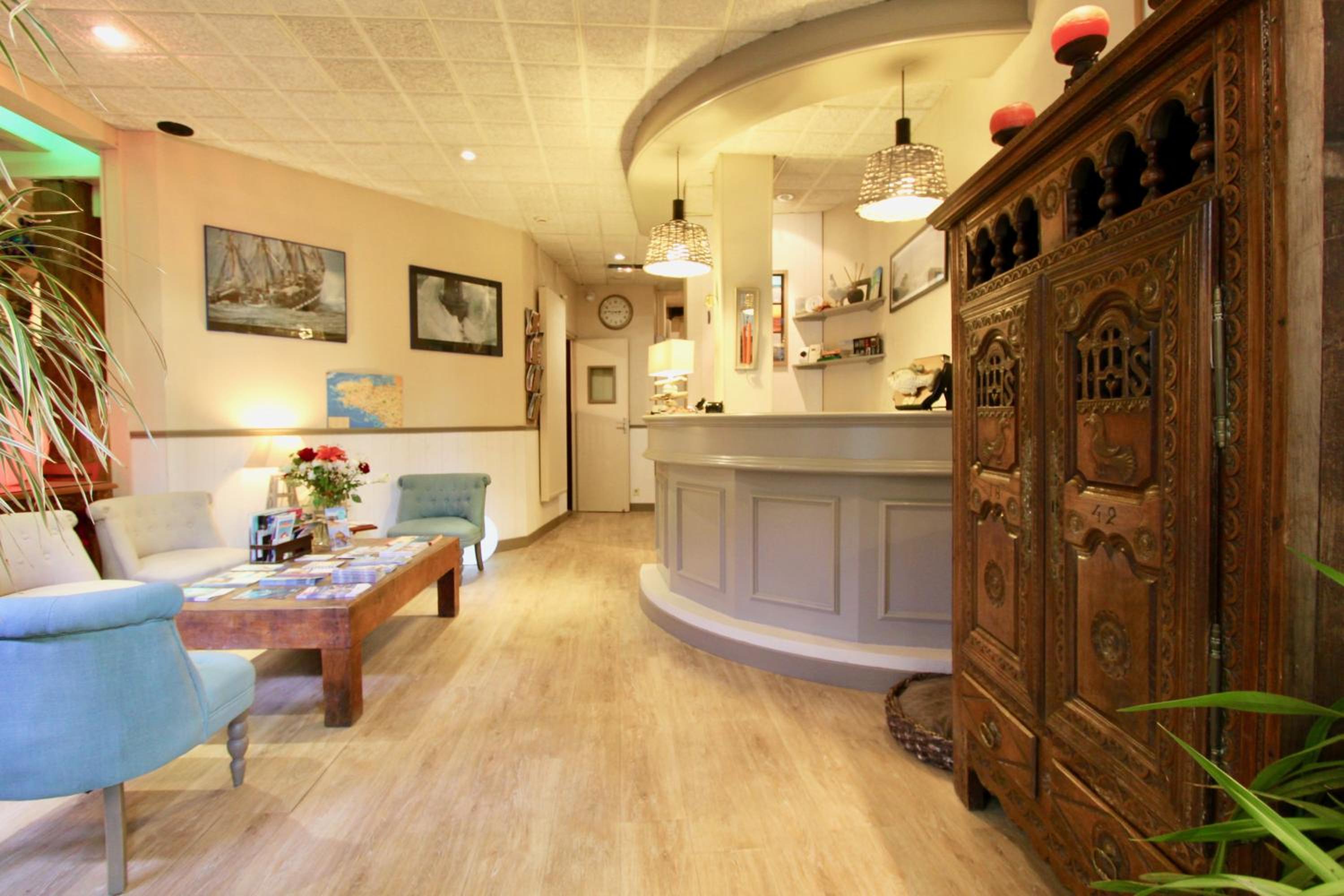 hotel reception