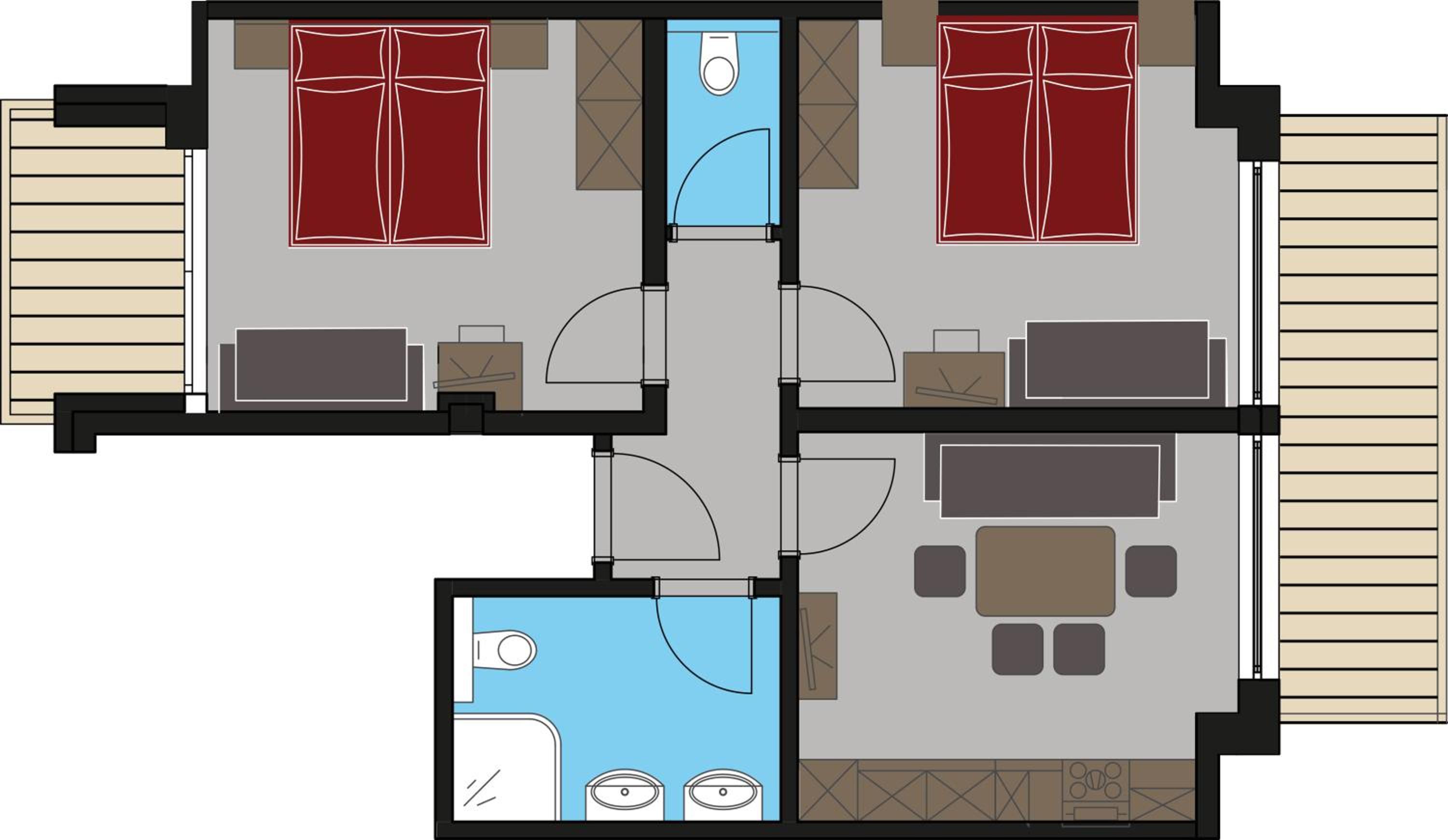 Appartements Almnest