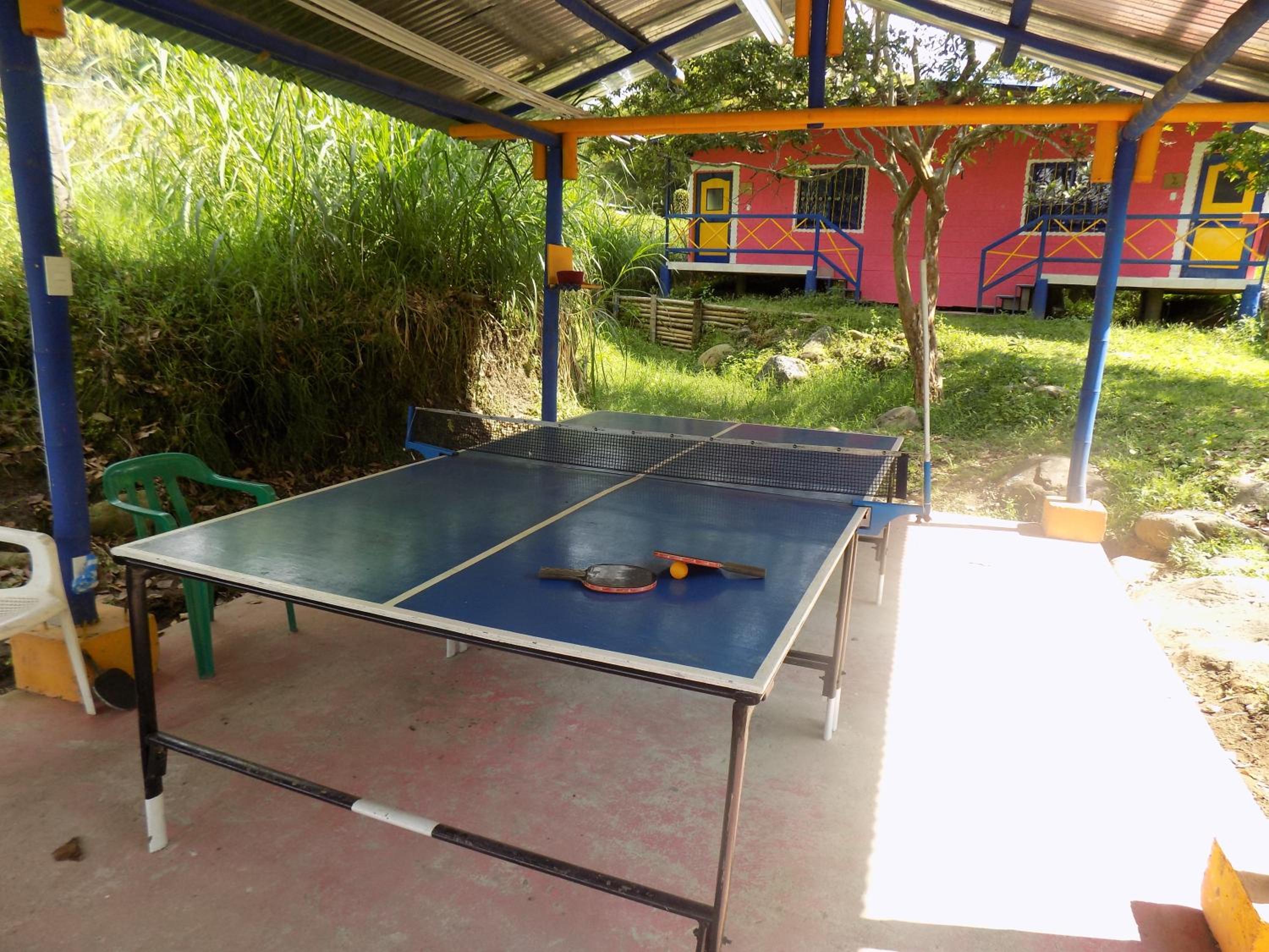 outdoor BBQ area