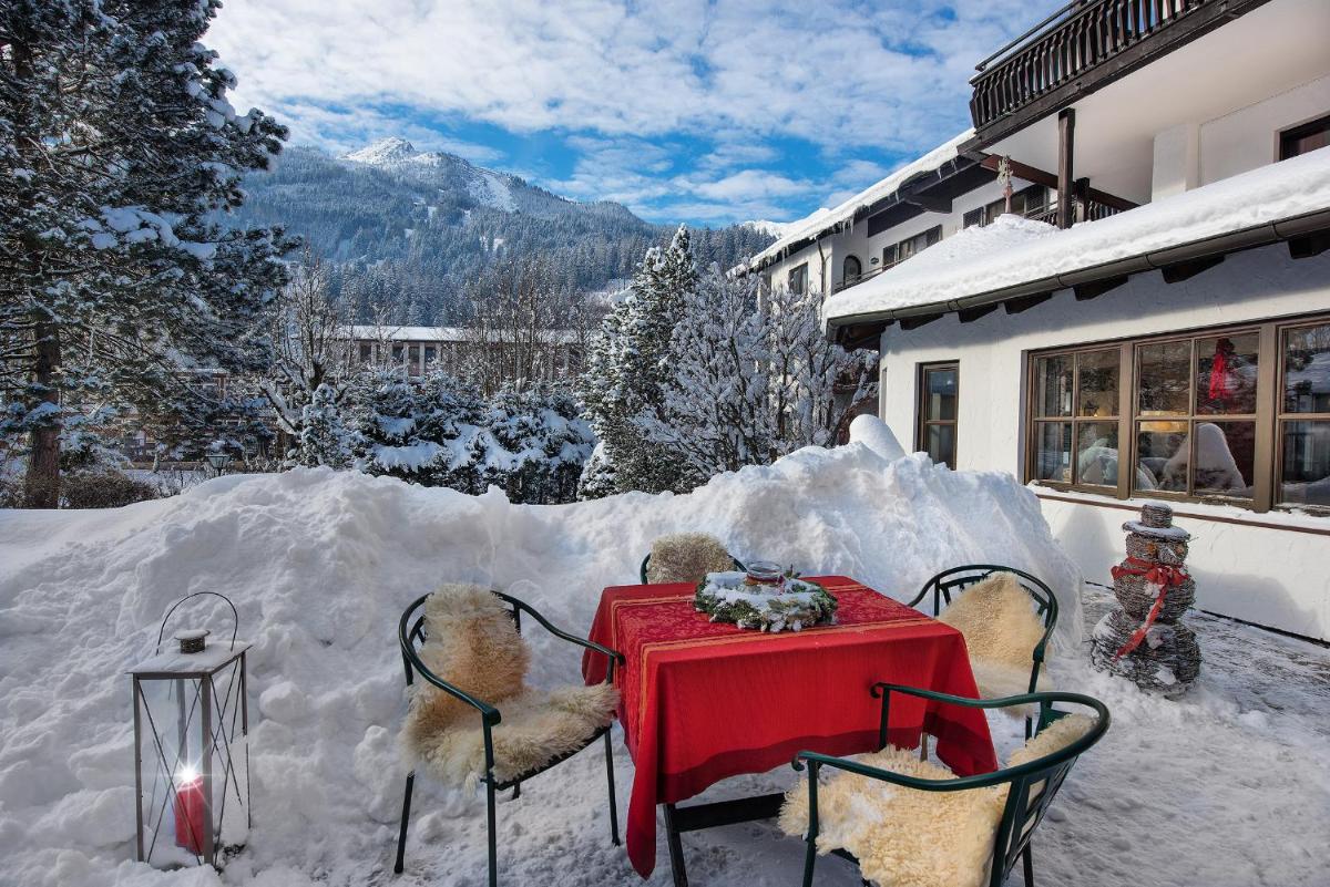 outdoor BBQ area
