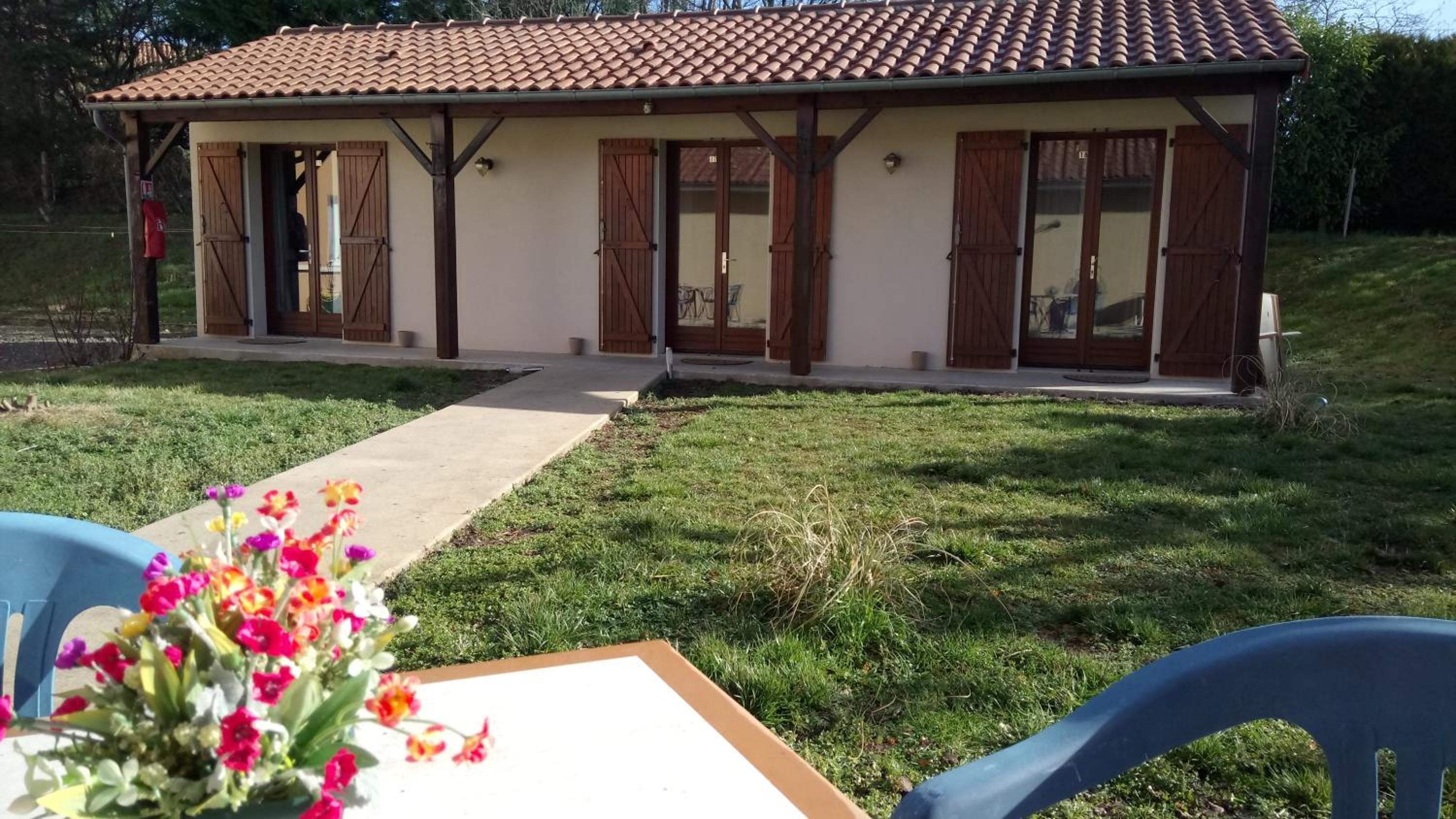 outdoor BBQ area