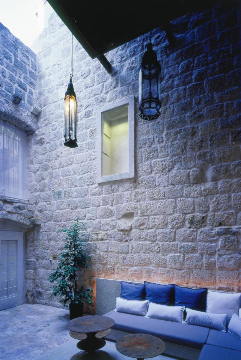 outdoor BBQ area