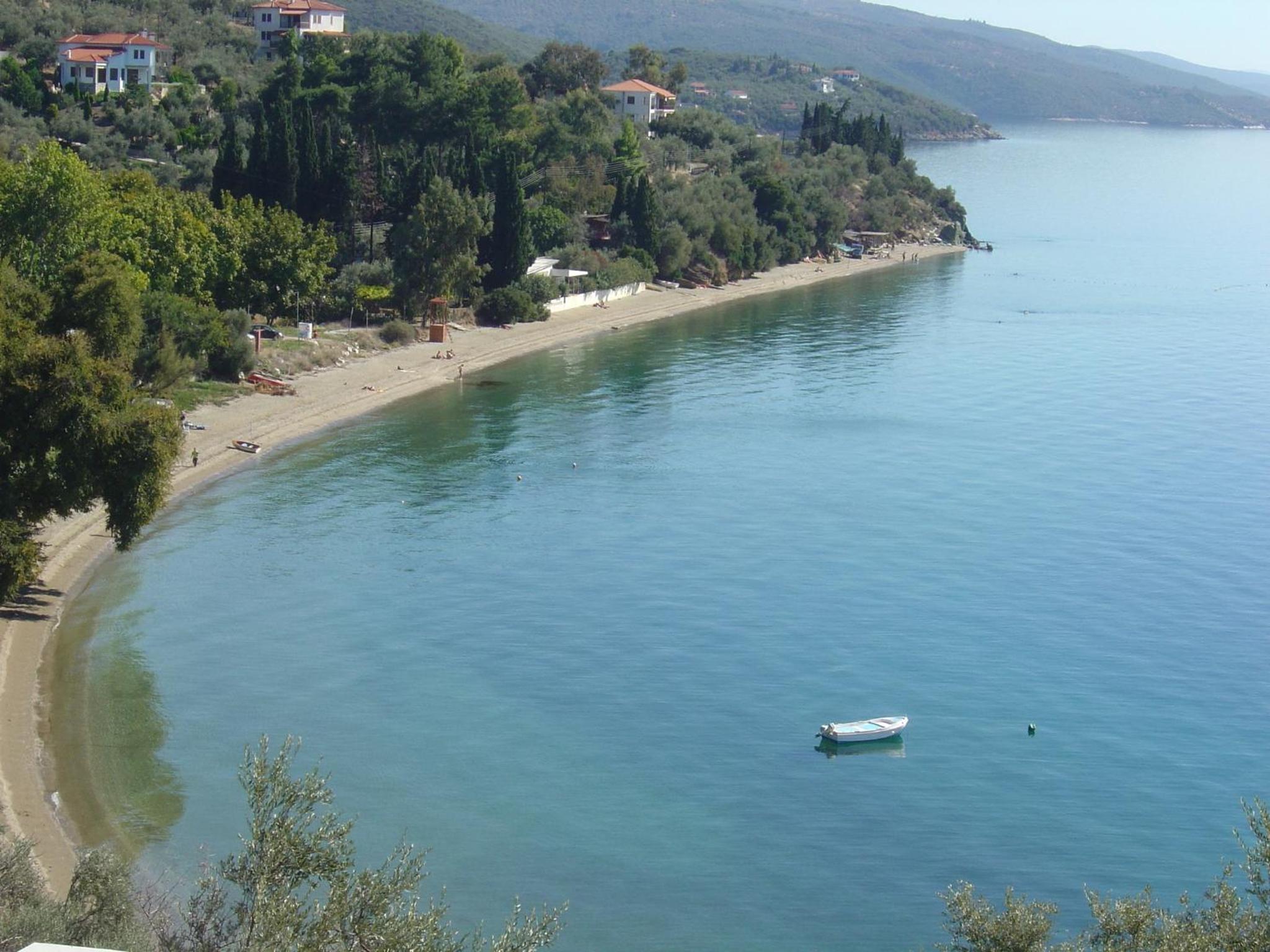 Beachfront home for 8, Kalifteri Beach, Afissos view 2