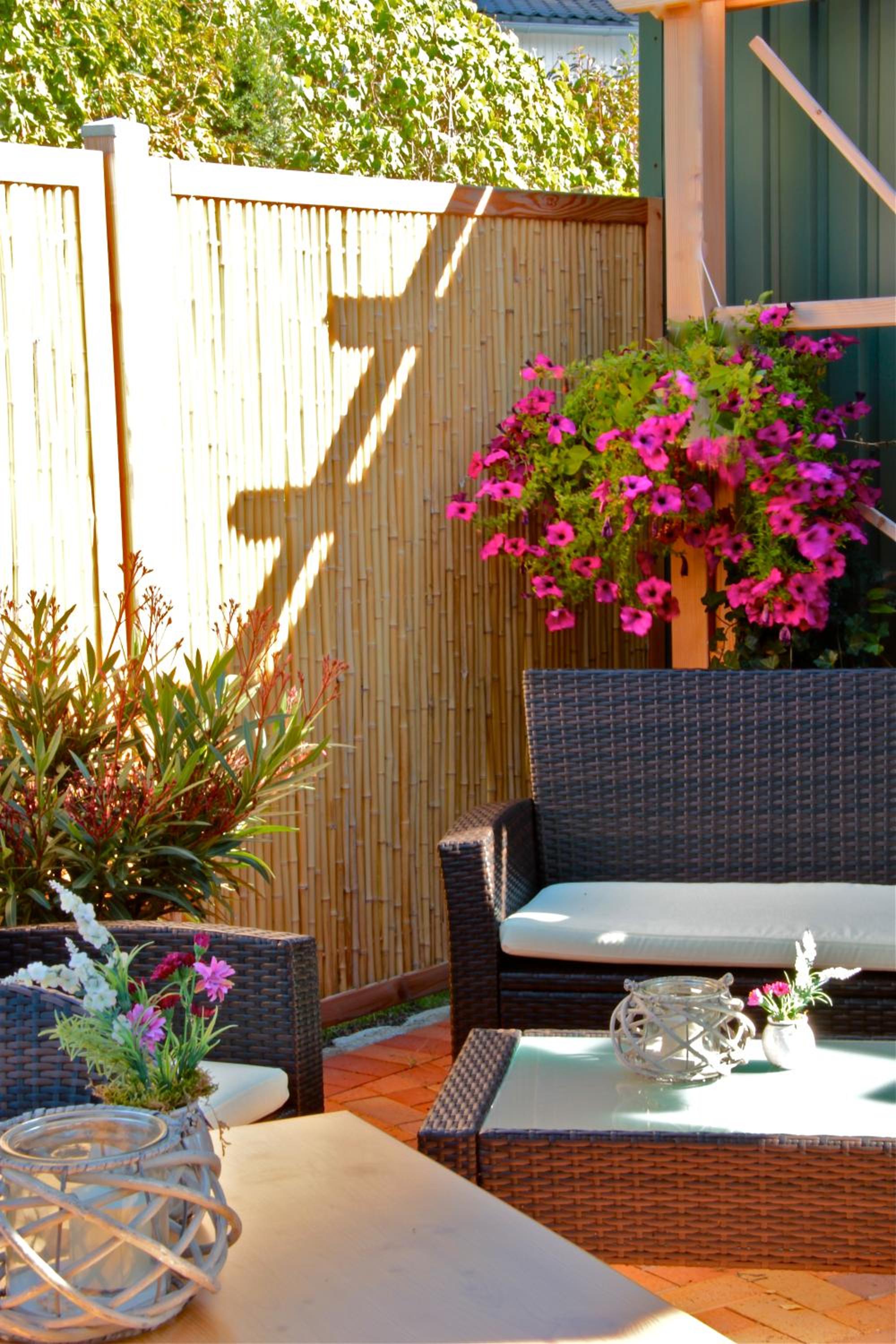 outdoor BBQ area
