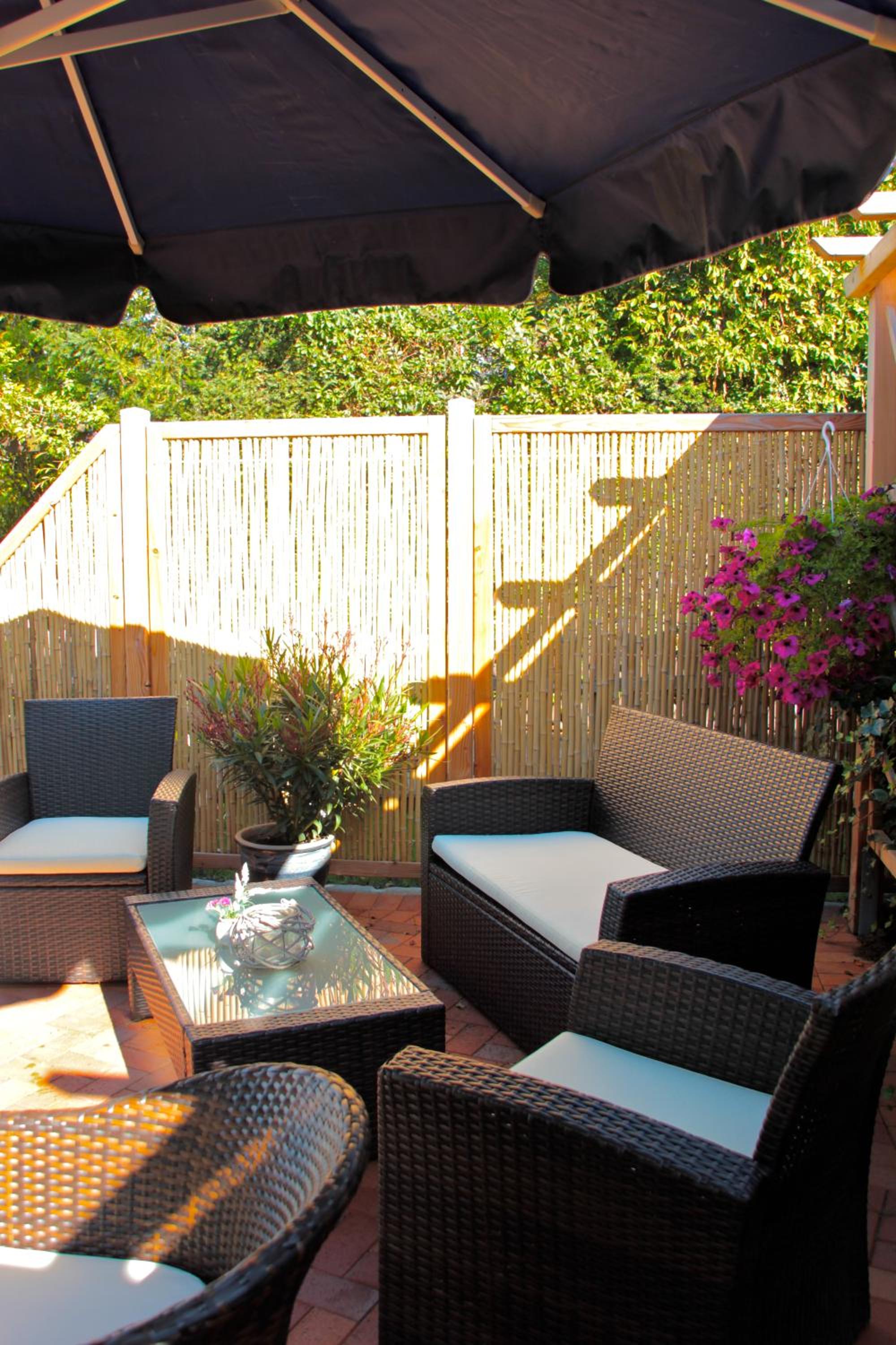 outdoor BBQ area