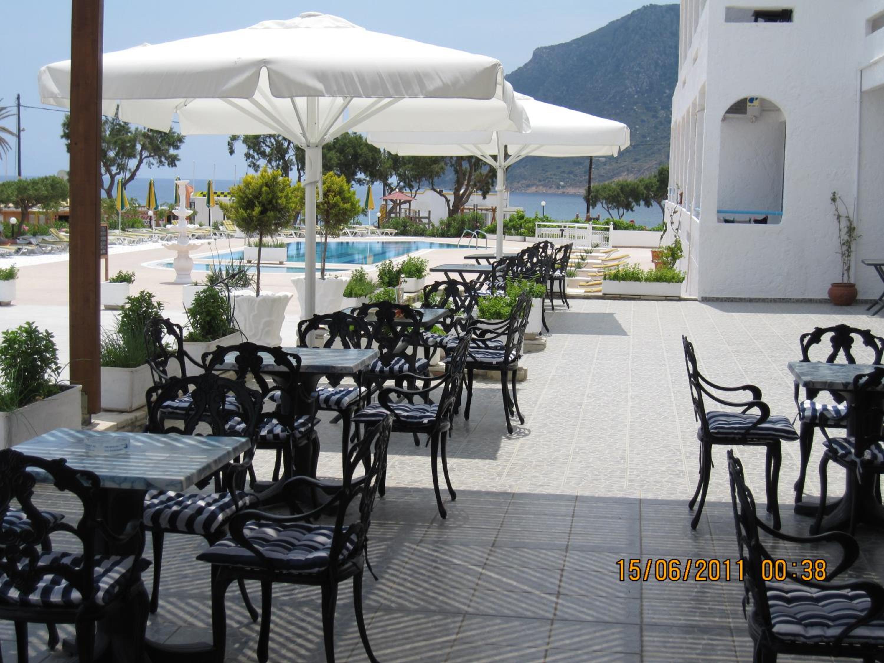 outdoor BBQ area