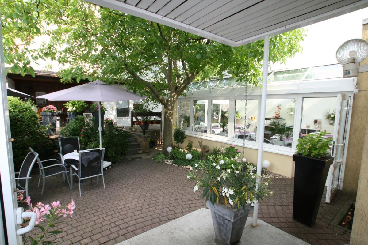 outdoor BBQ area