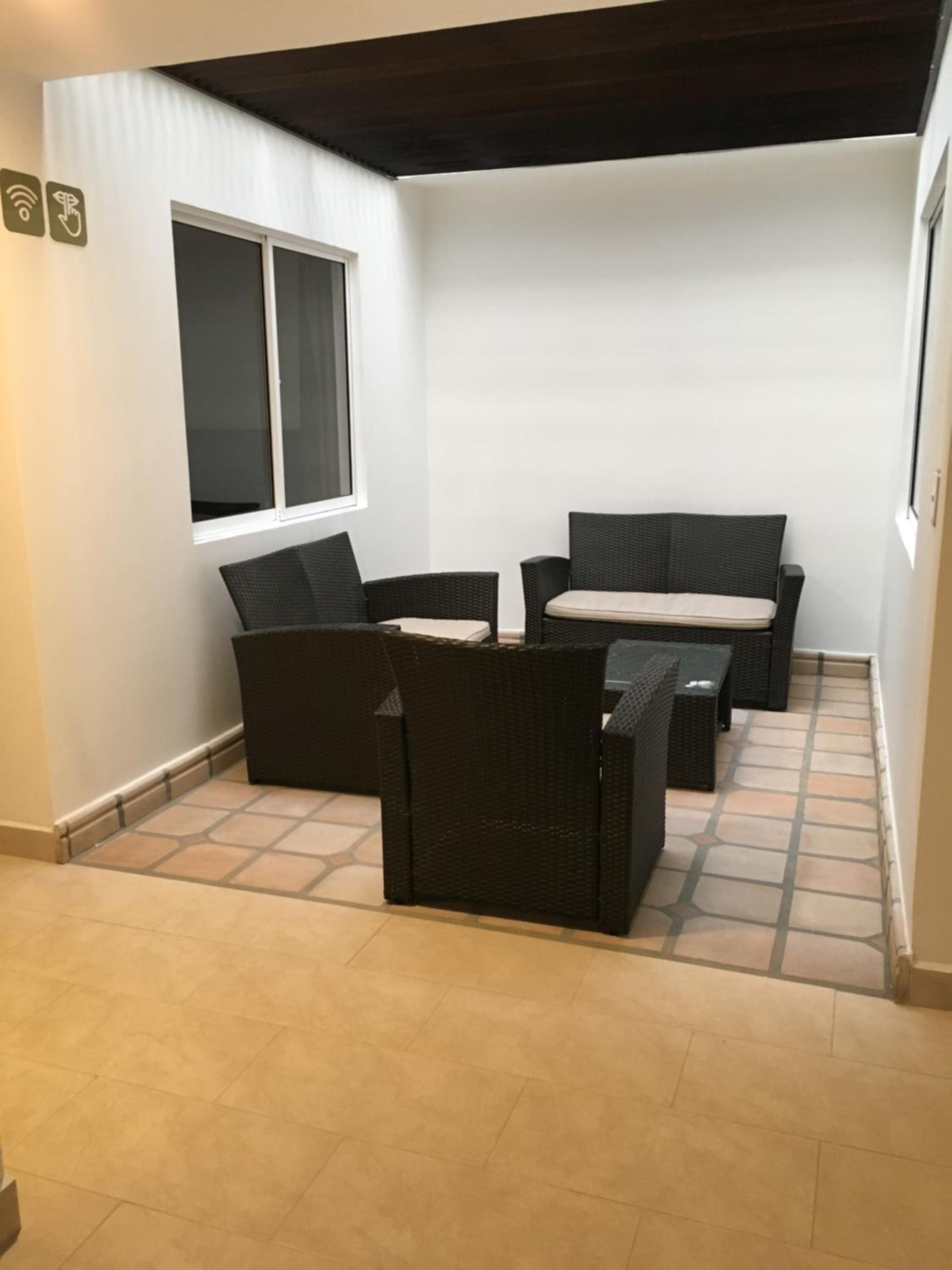 outdoor BBQ area