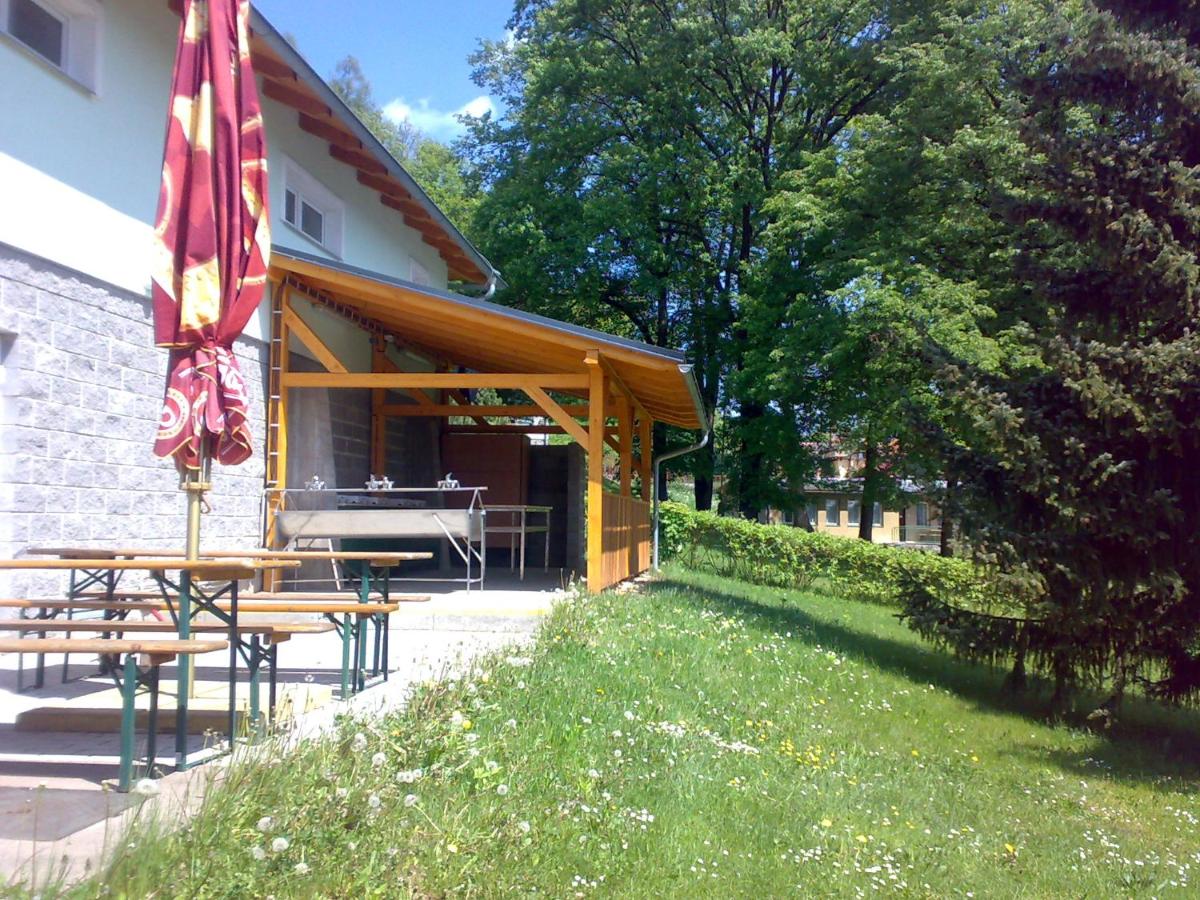 outdoor BBQ area