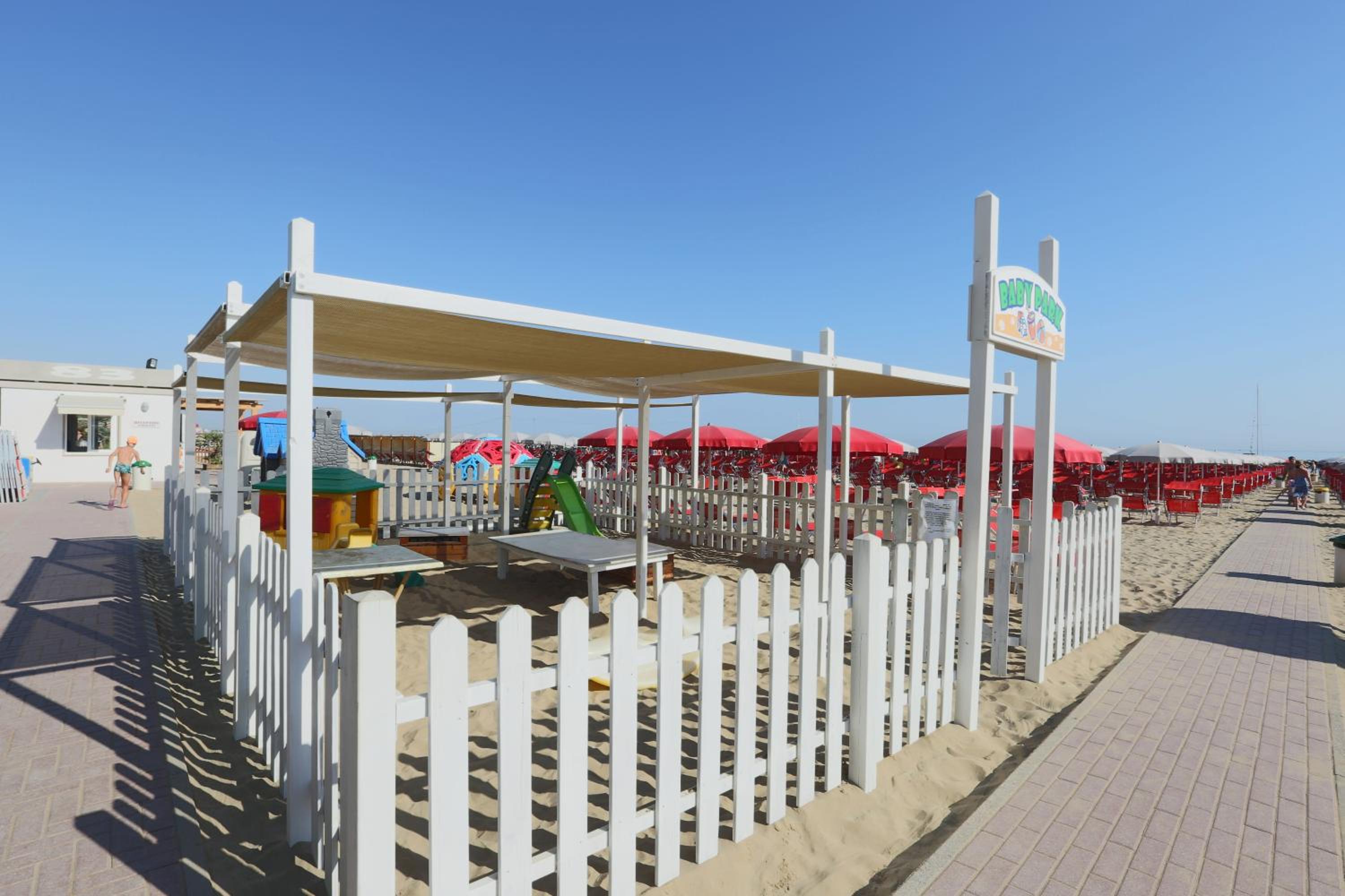 outdoor BBQ area