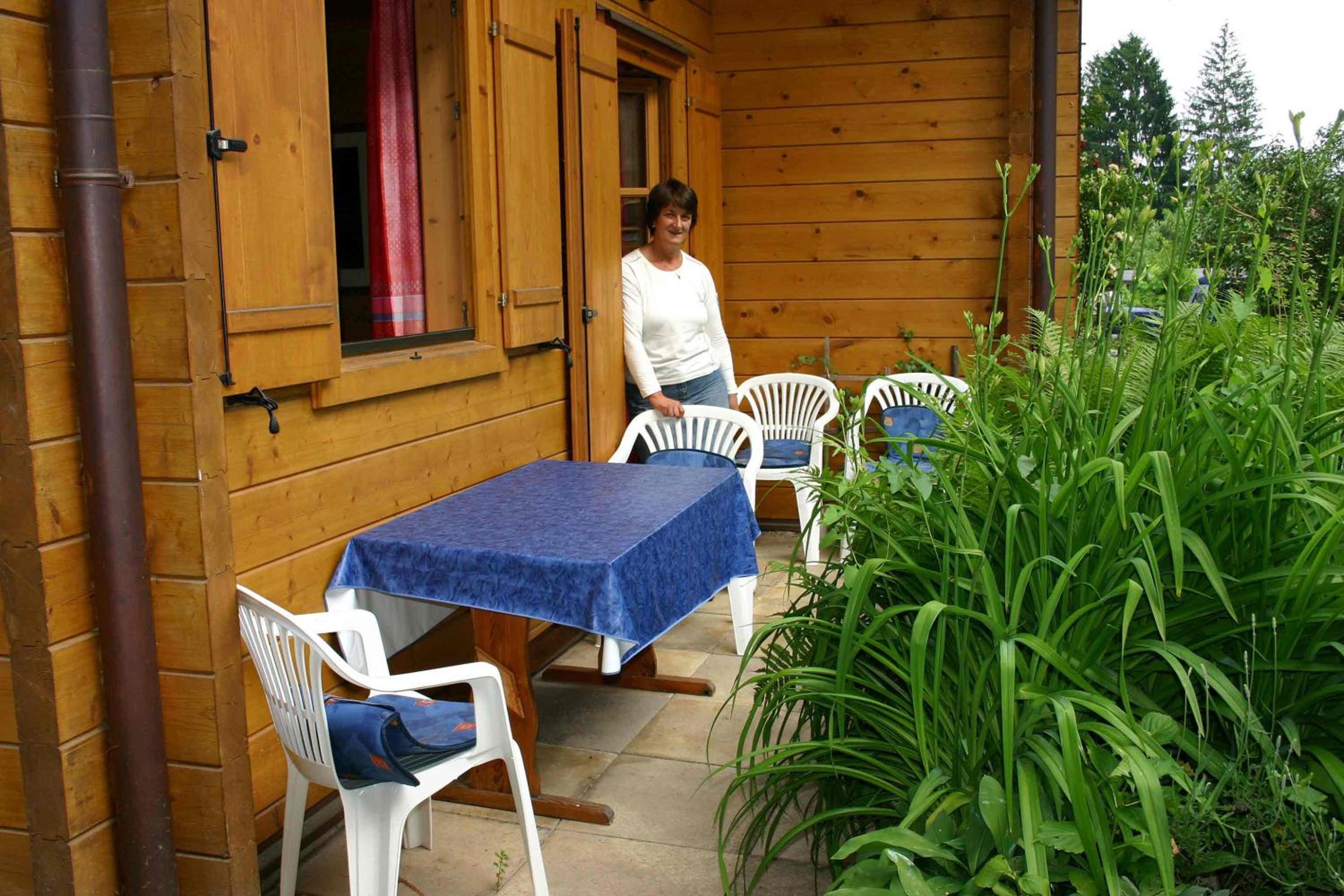 Gästezimmer im Holzhaus im Grünem view 5