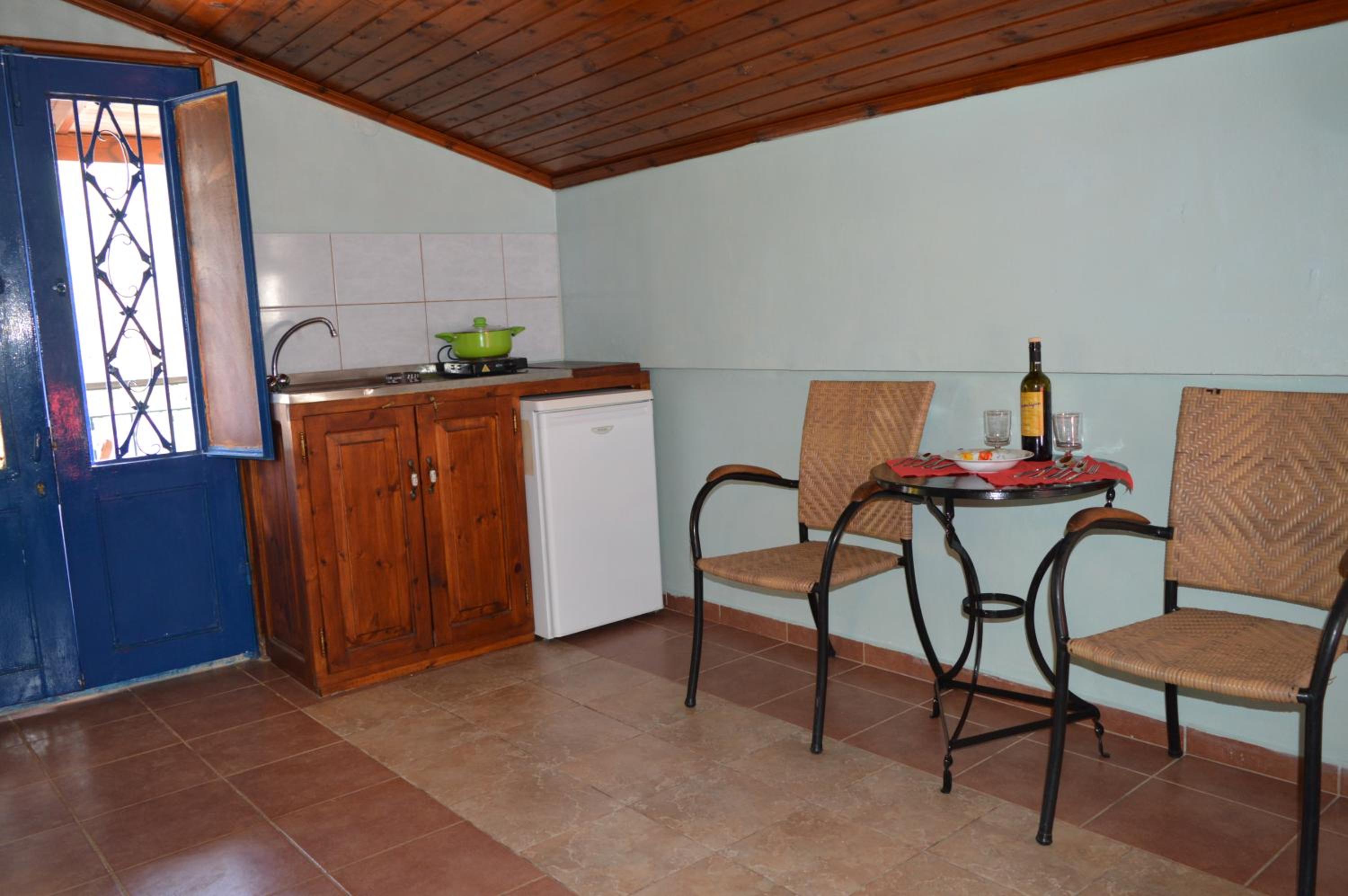 outdoor BBQ area