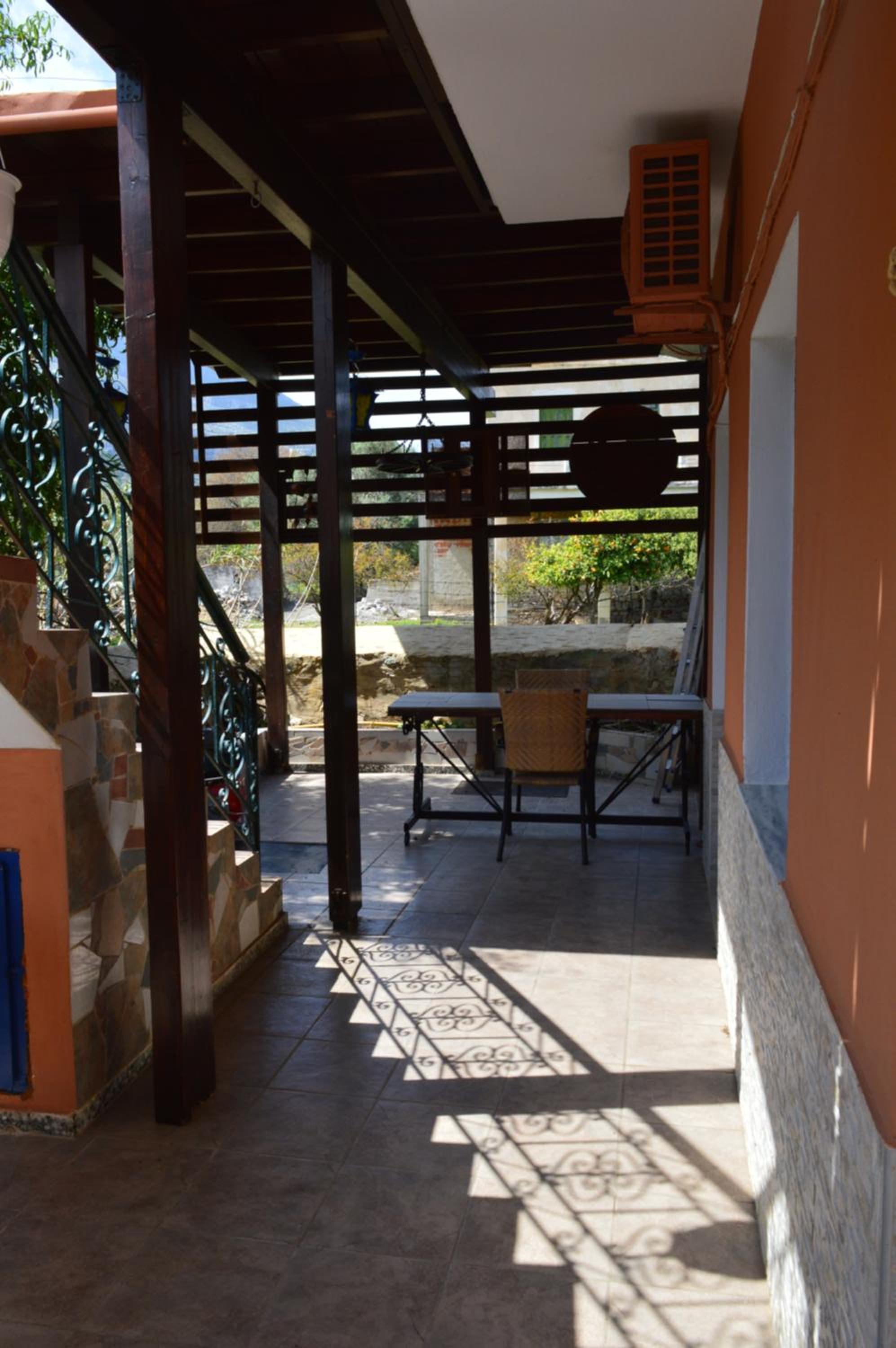 outdoor BBQ area