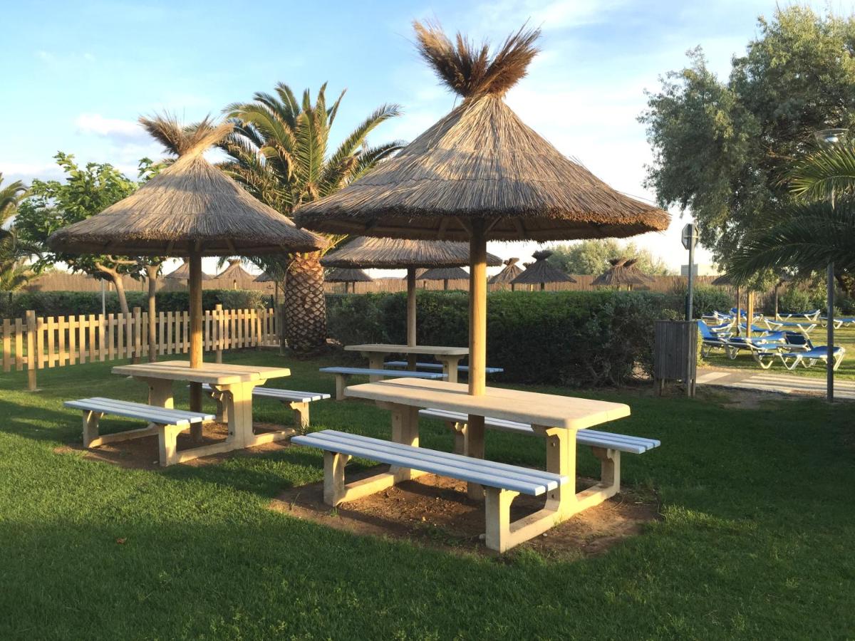 outdoor BBQ area